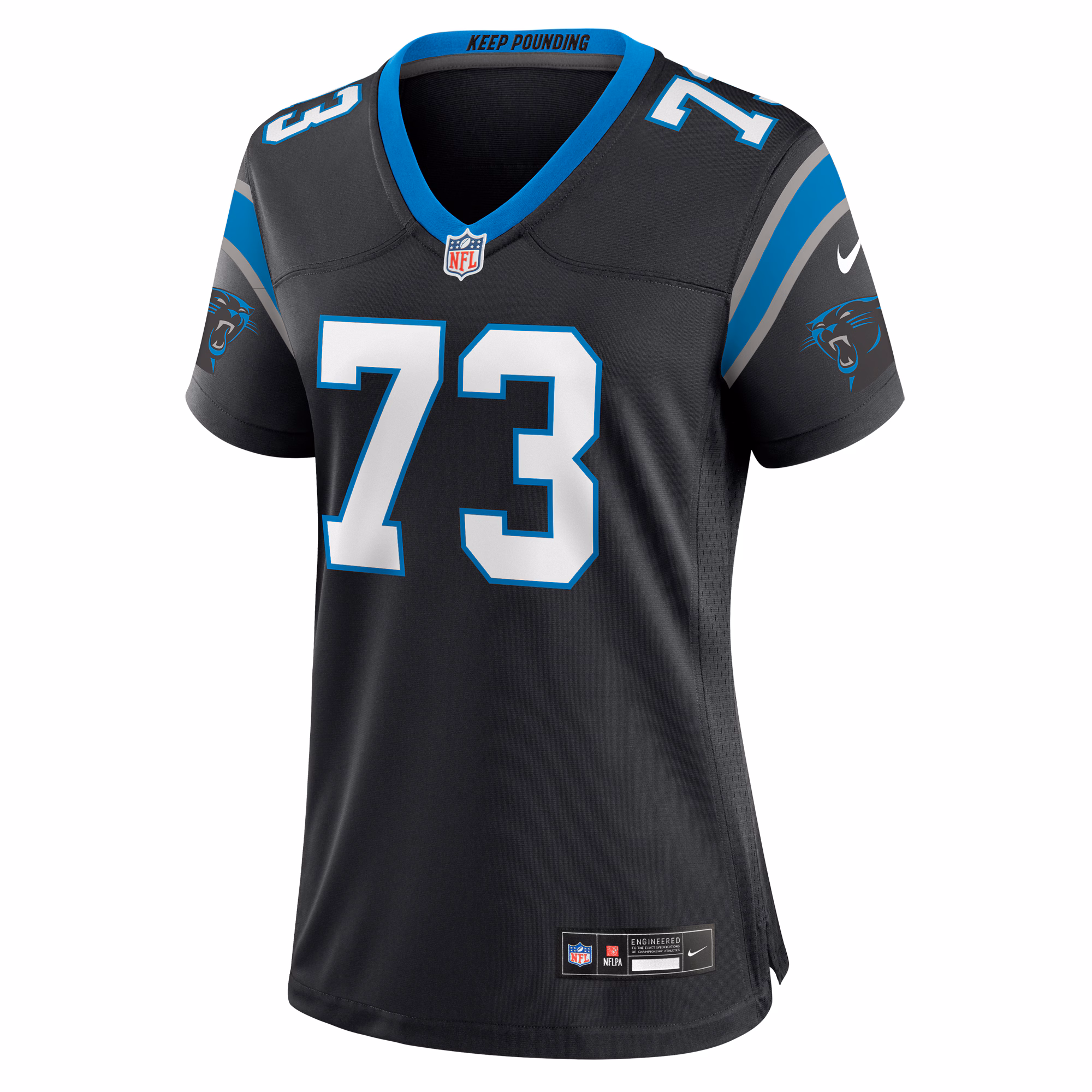 Rashard Lawrence Carolina Panthers Nike Women's  Game Jersey -  Black