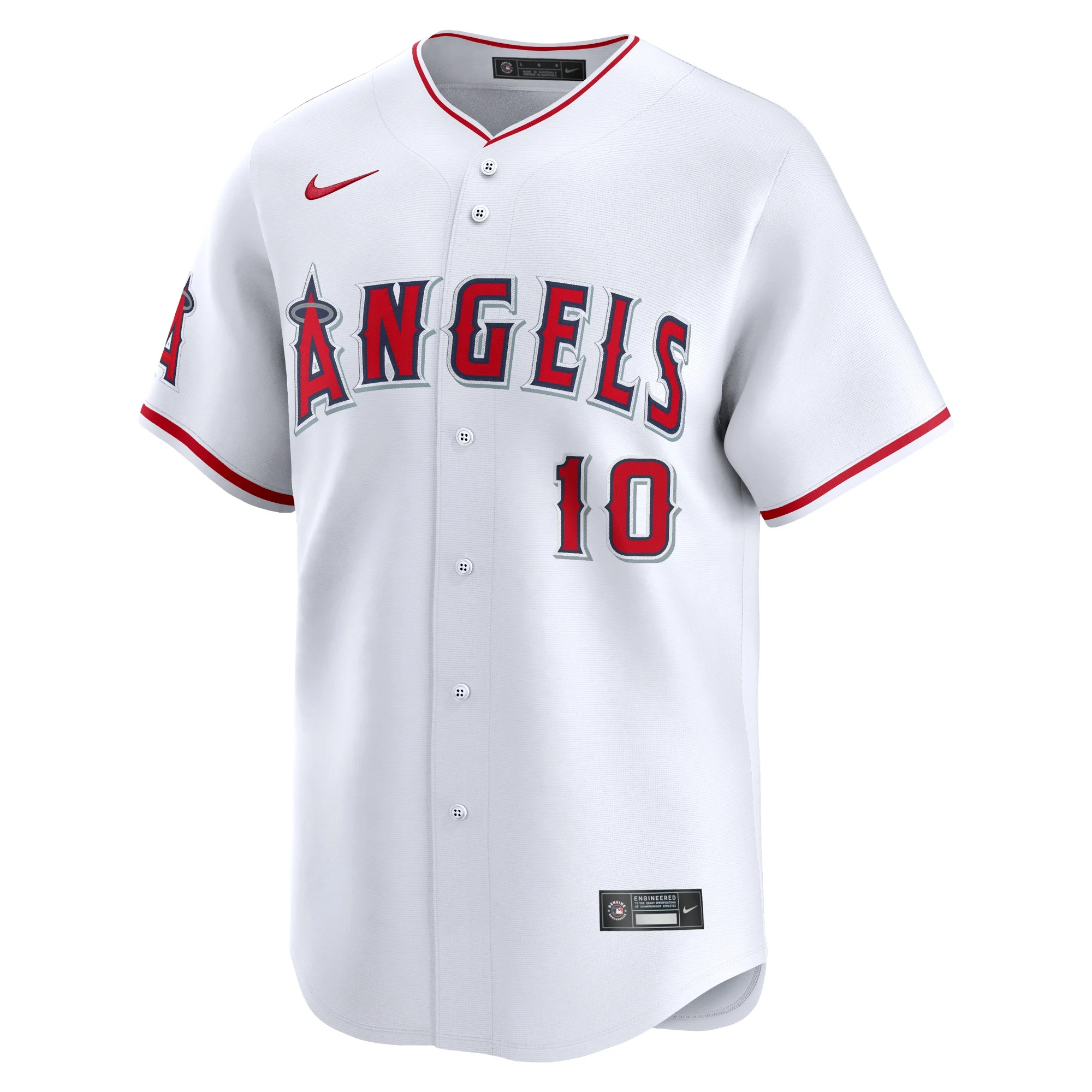 Men's Nike Gio Urshela White Los Angeles Angels Home Limited Player Jersey