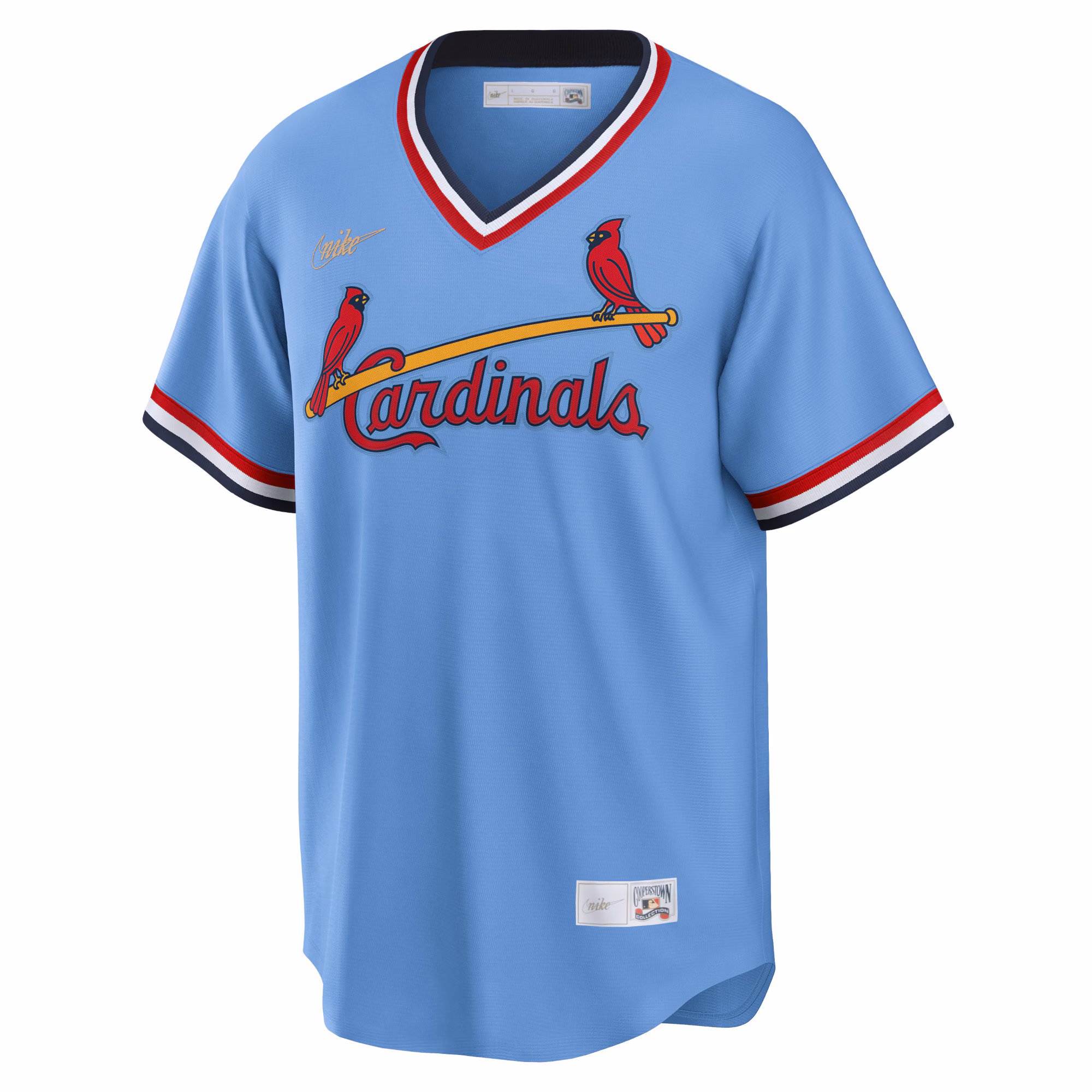 Ozzie Smith St. Louis Cardinals Nike Road Cooperstown Collection Player Jersey - Light Blue