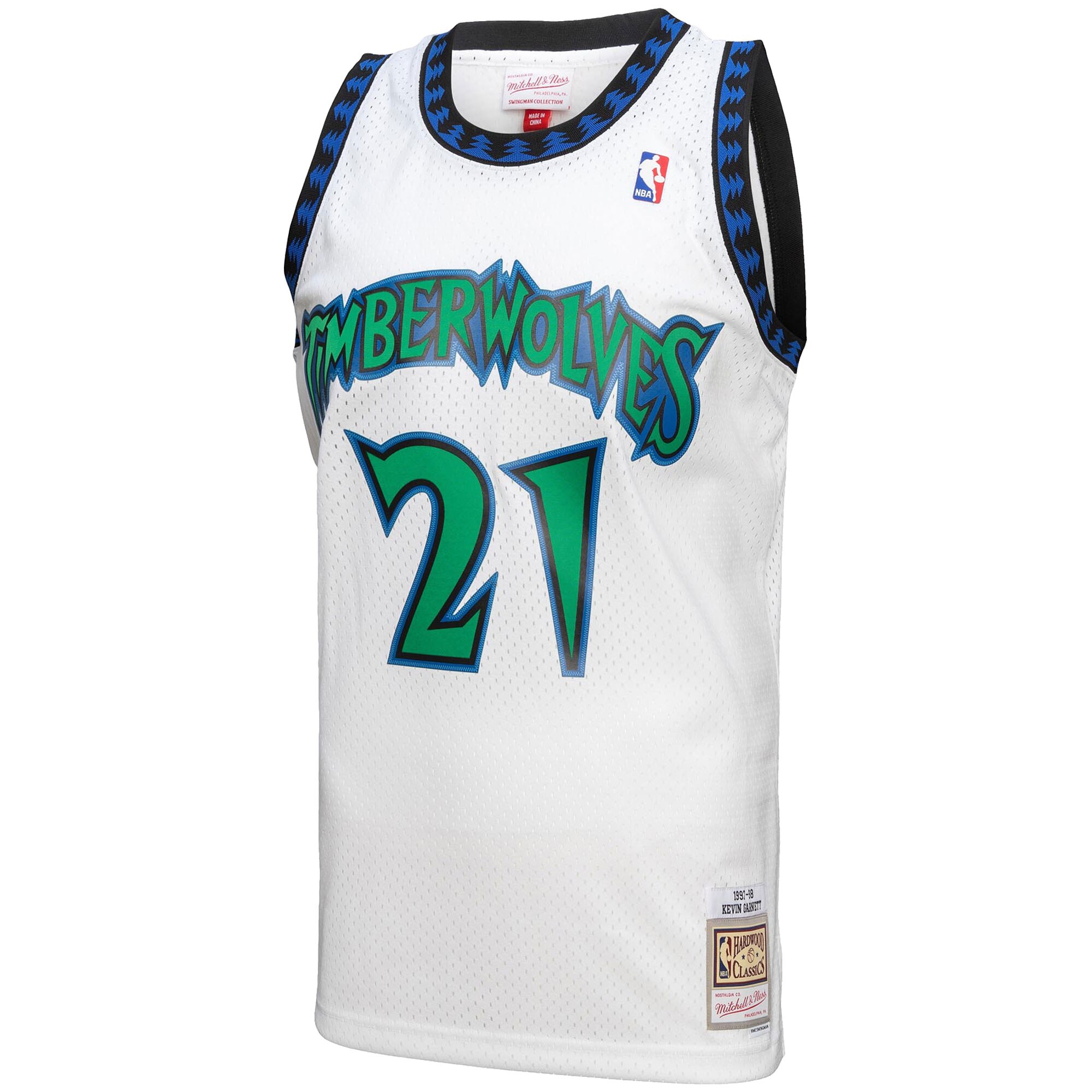 Kevin Garnett Minnesota Timberwolves Mitchell & Ness 1997-98 Hardwood Classics Reload 3.0 Swingman Jersey - White