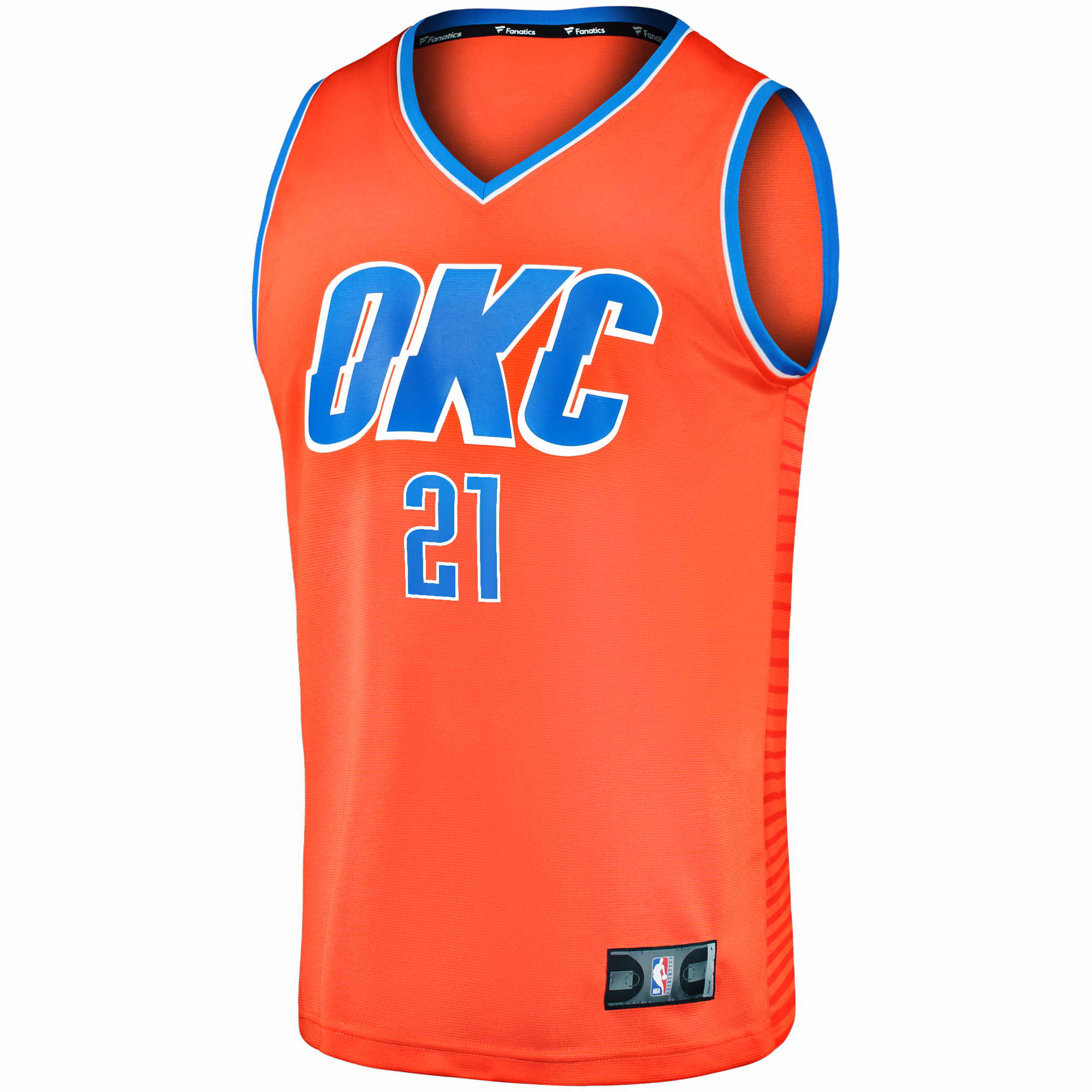 Aaron Wiggins Oklahoma City Thunder Fanatics Fast Break Replica Player Jersey - Statement Edition - Orange