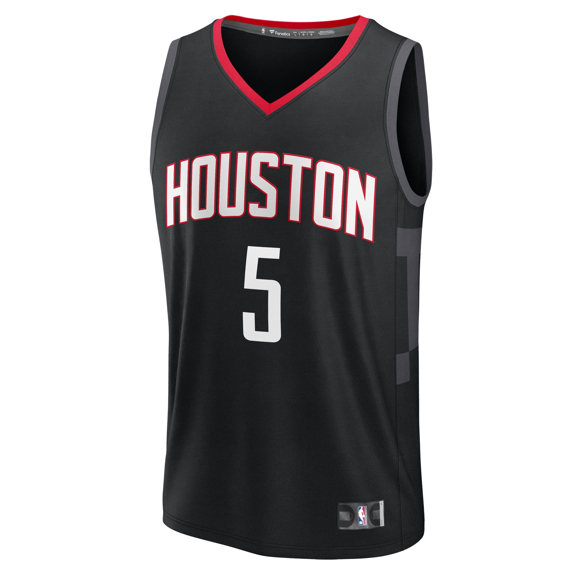 Men's Fanatics Fred VanVleet Black Houston Rockets Fast Break Replica Player Jersey - Statement Edition