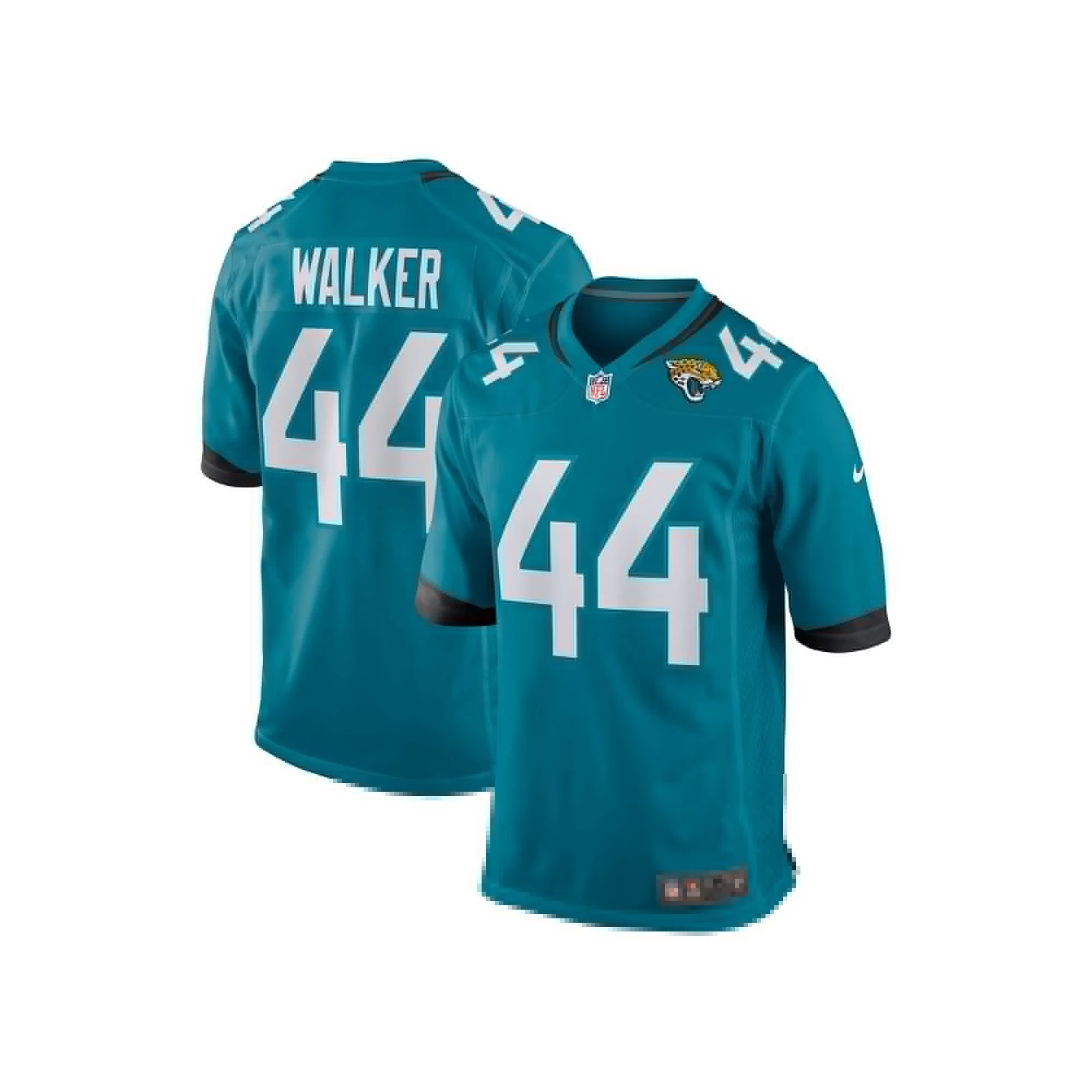 Men's Nike Travon Walker Teal Jacksonville Jaguars 2022 NFL Draft First Round Pick Game Jersey