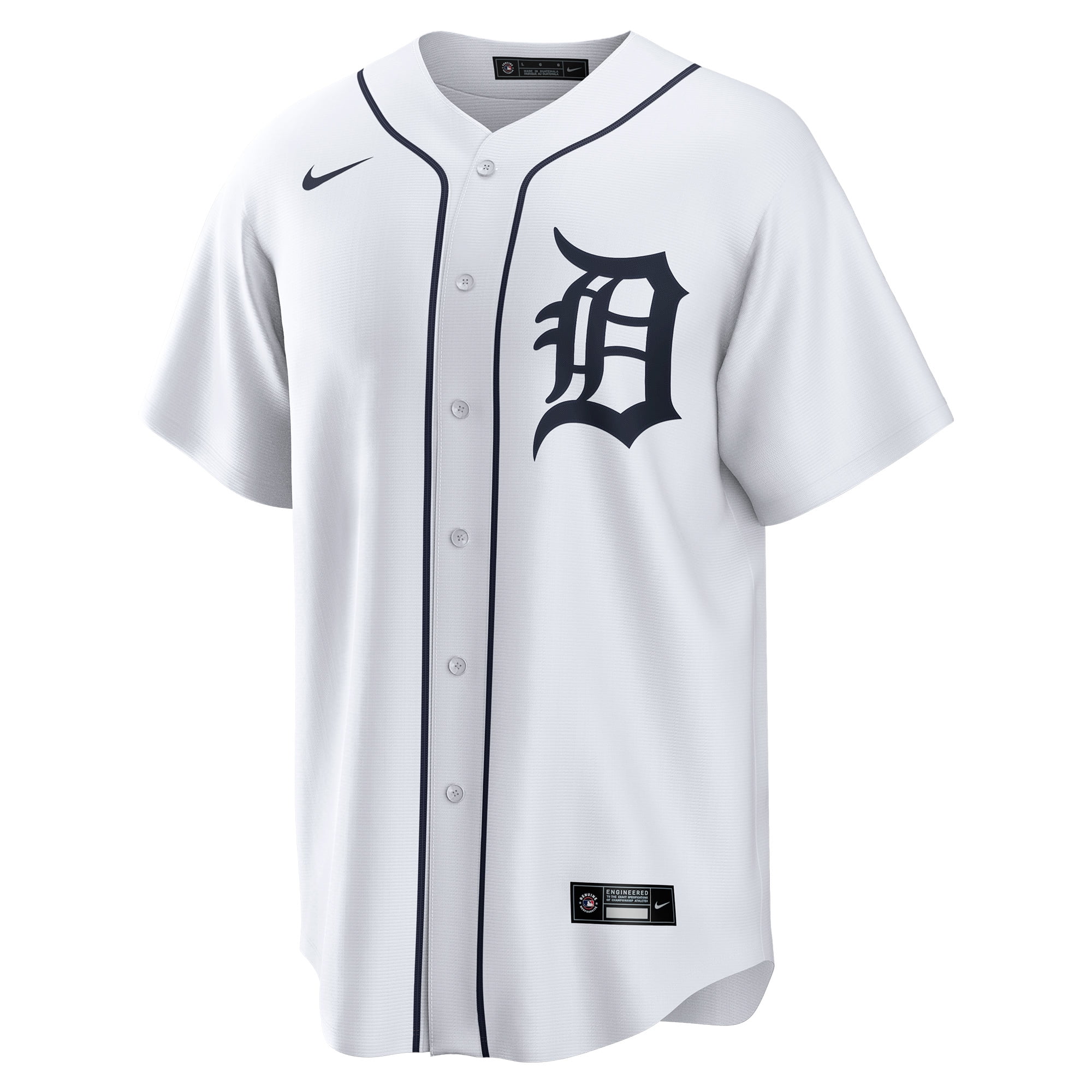 Men's Nike Andy Ib--ez White Detroit Tigers Home Replica Player Jersey