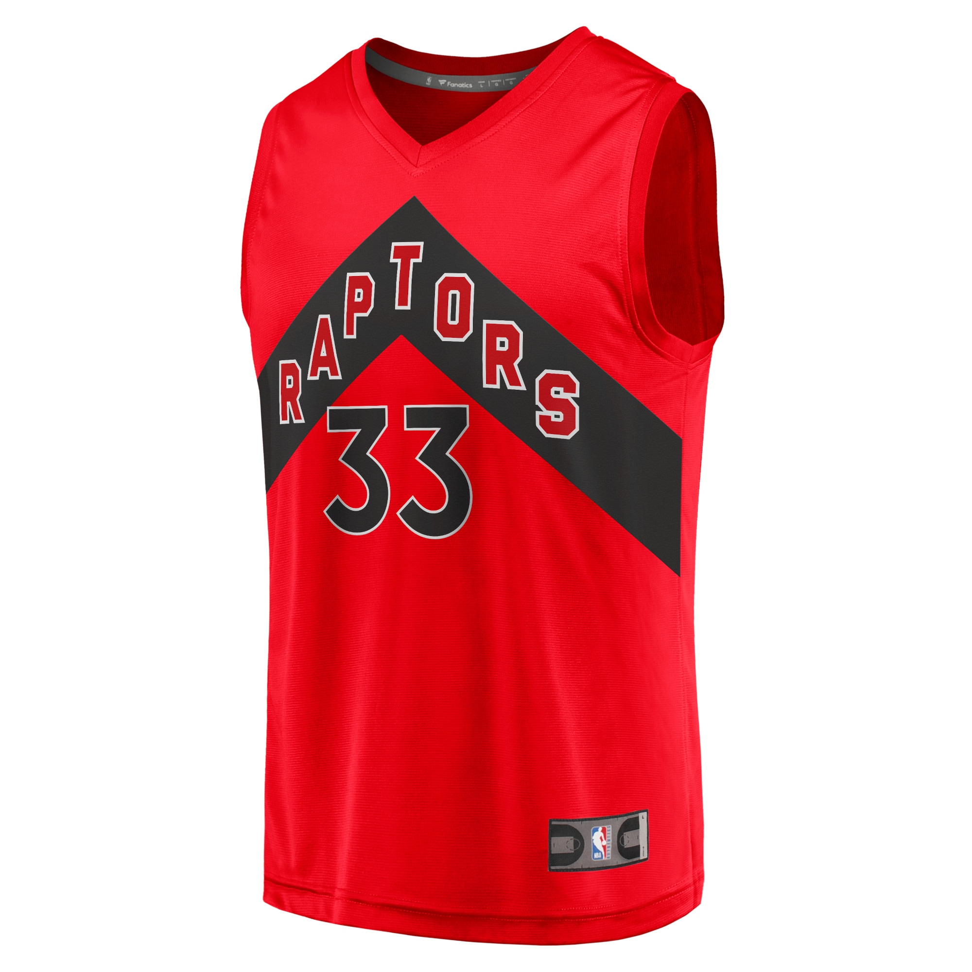 Gary Trent Jr. Toronto Raptors Fanatics Fast Break Replica Jersey - Icon Edition - Red