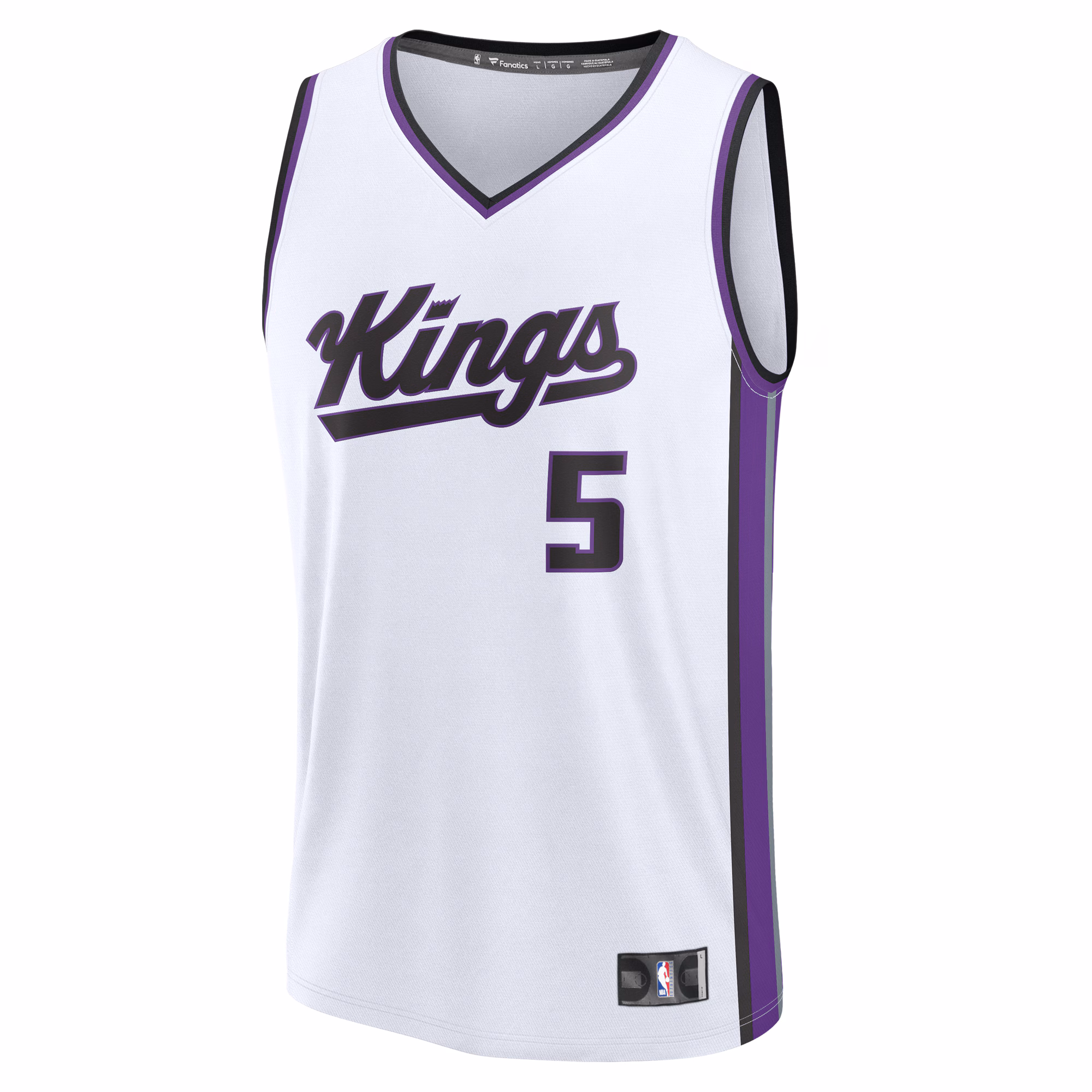 De'Aaron Fox Sacramento Kings Fanatics Youth Fast Break Replica Player Jersey - Association Edition - White