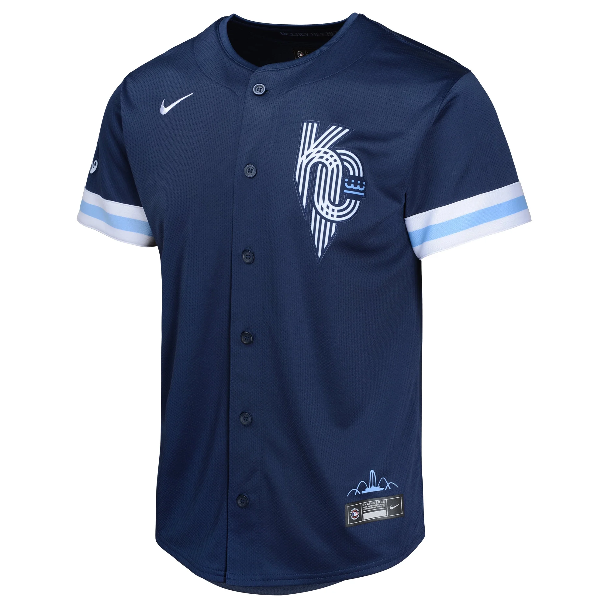 Youth Nike Navy Kansas City Royals City Connect Limited Jersey