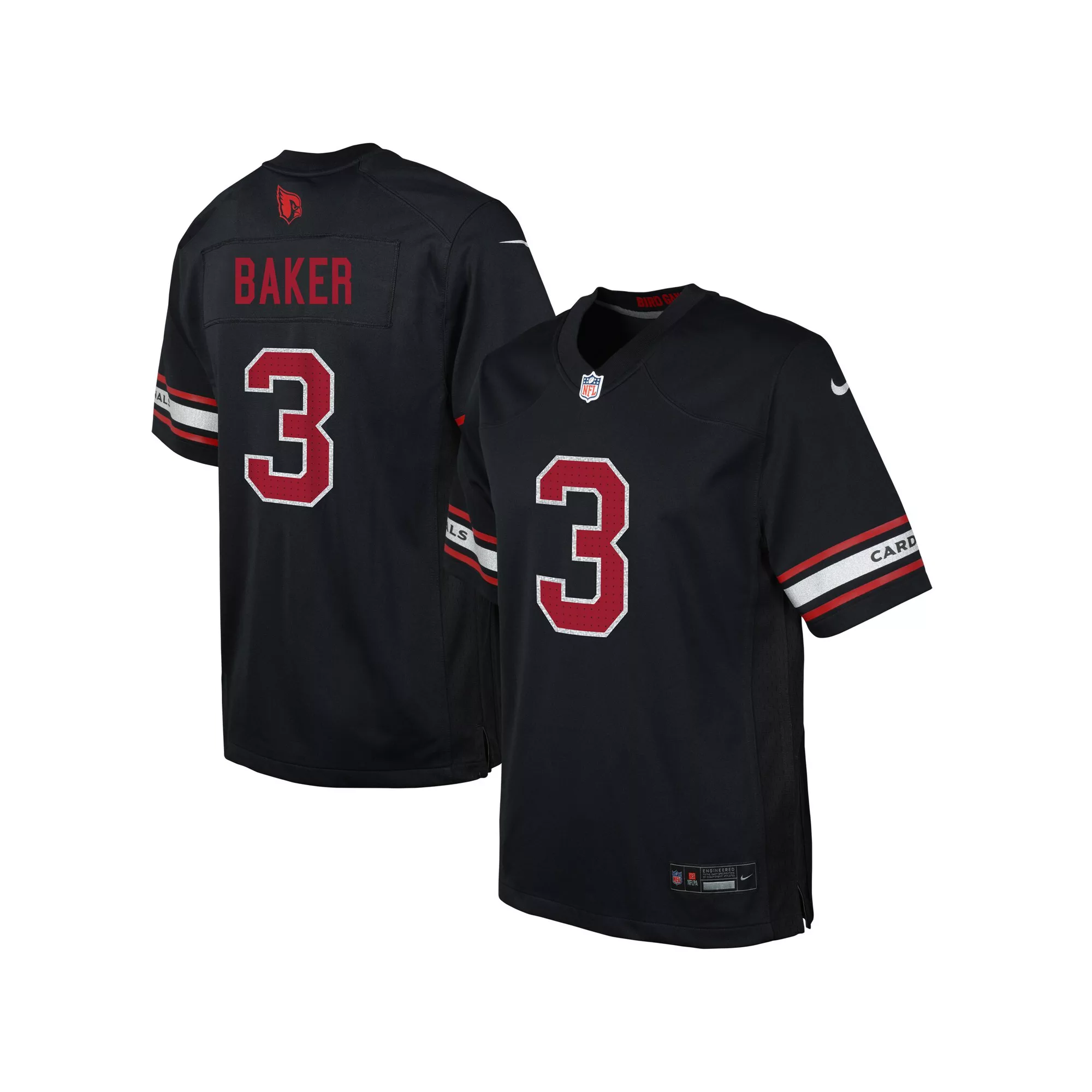 Youth Nike Budda Baker Black Arizona Cardinals Game Jersey