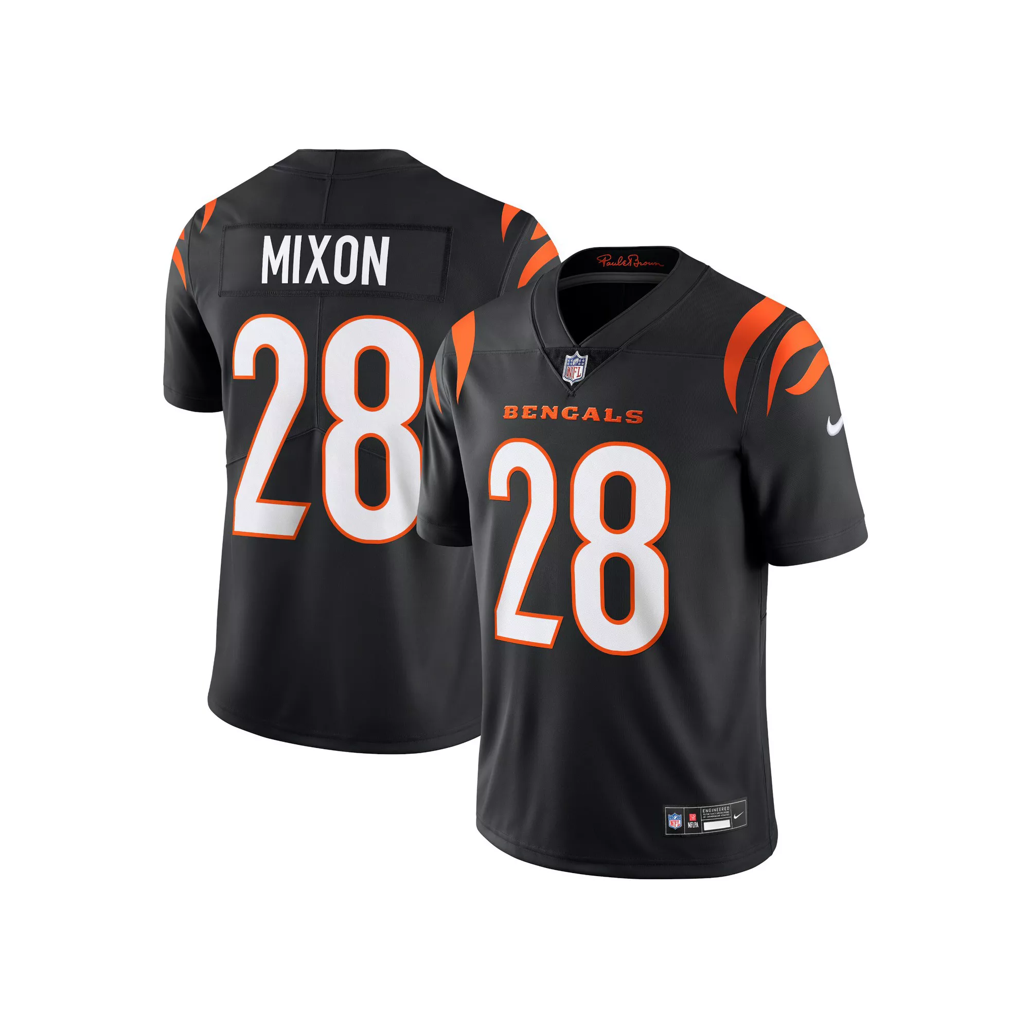 Men's Nike Joe Mixon Black Cincinnati Bengals  Vapor Untouchable Limited Jersey