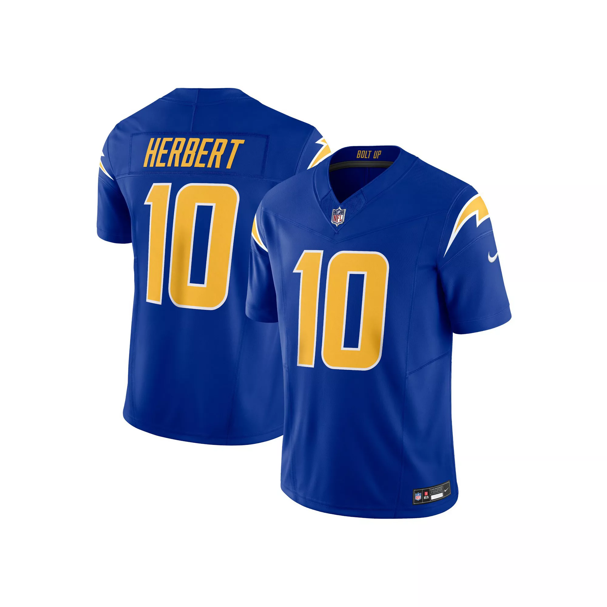 Men's Nike Justin Herbert Royal Los Angeles Chargers Vapor F.U.S.E. Limited Alternate 2 Jersey