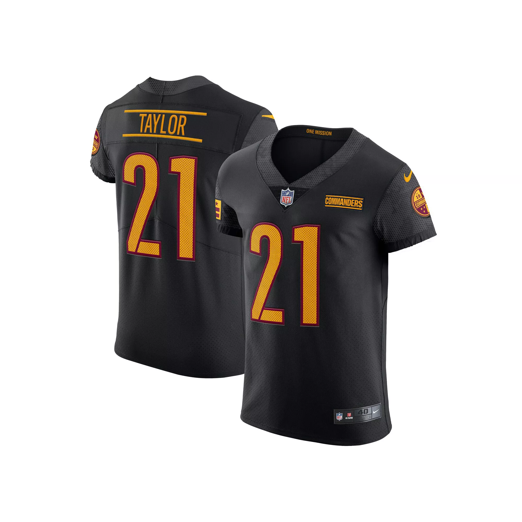 Men's Nike Sean Taylor Black Washington Commanders Vapor Elite Retired Player Jersey