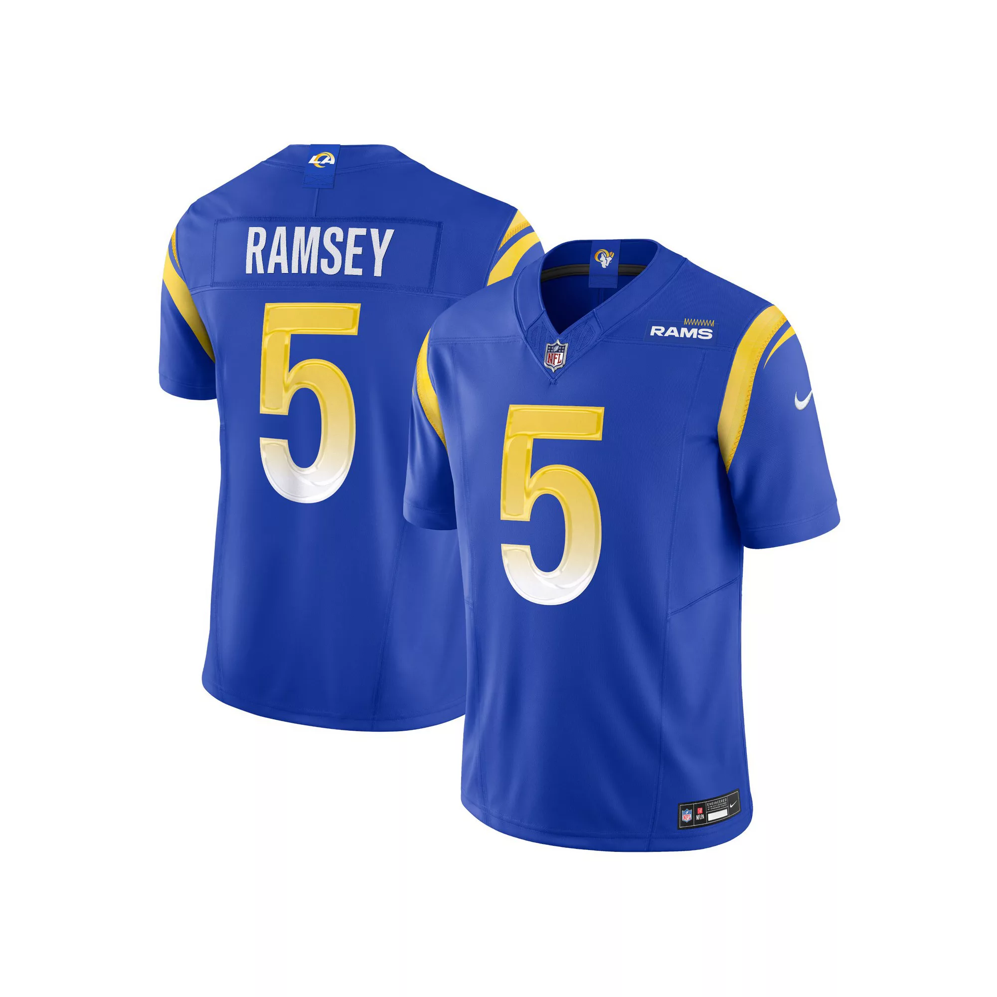 Men's Nike Jalen Ramsey Royal Los Angeles Rams Vapor F.U.S.E. Limited  Jersey