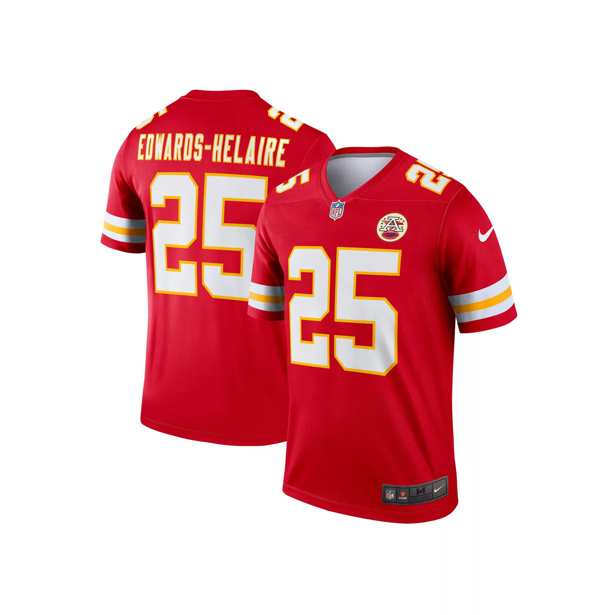 Men's Nike Clyde Edwards-Helaire Red Kansas City Chiefs Legend Jersey