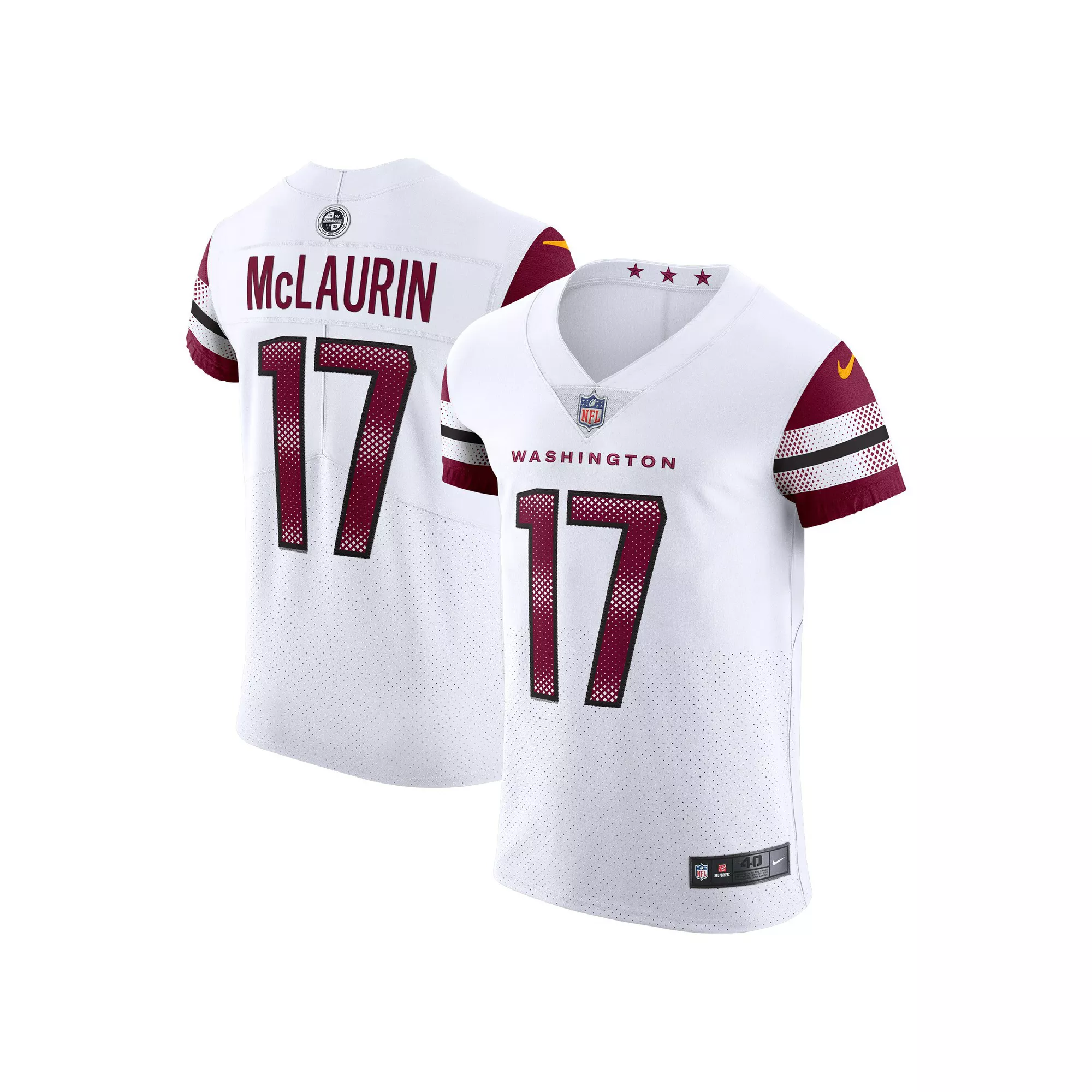 Men's Nike Terry McLaurin White Washington Commanders Vapor Elite Jersey