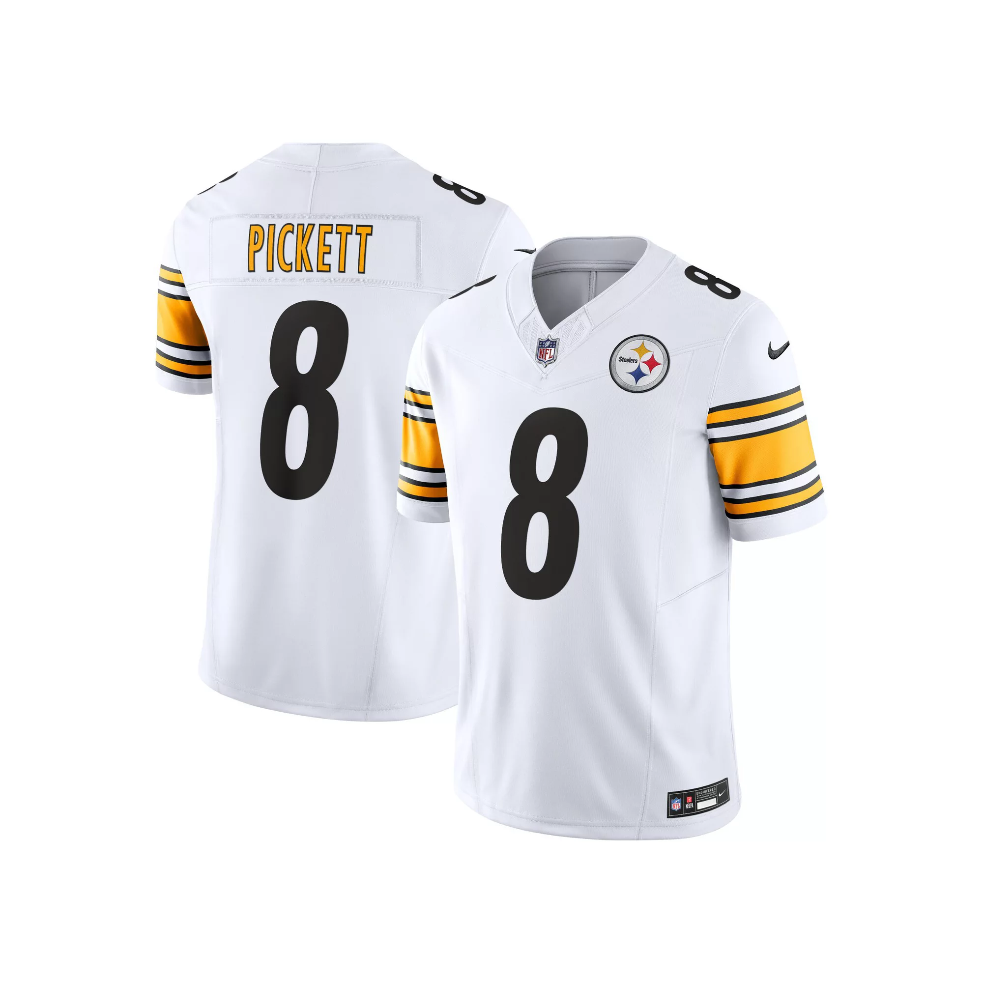 Men's Nike Kenny Pickett White Pittsburgh Steelers Vapor F.U.S.E. Limited  Jersey