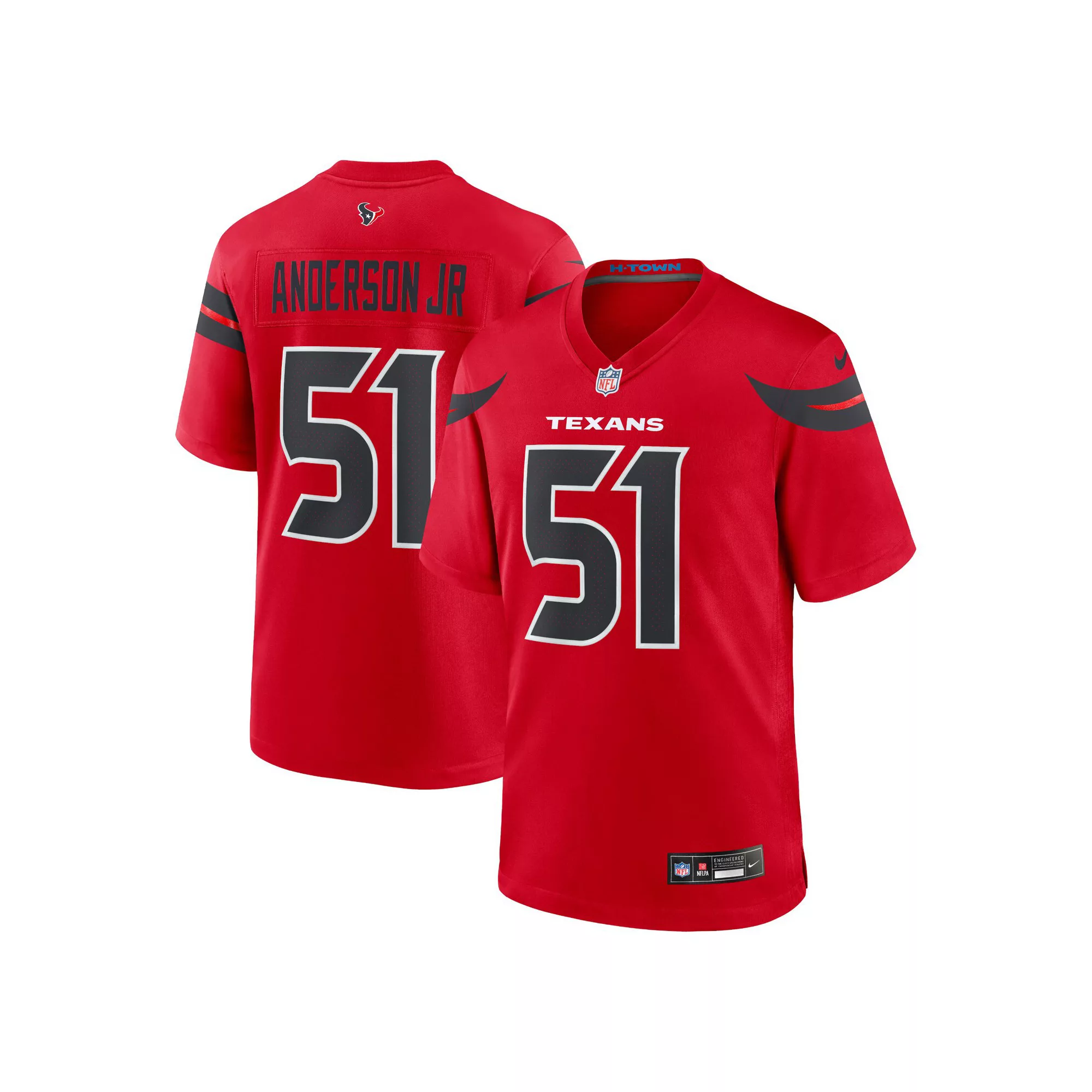Men's Nike Will Anderson Jr. Red Houston Texans Alternate Game Jersey