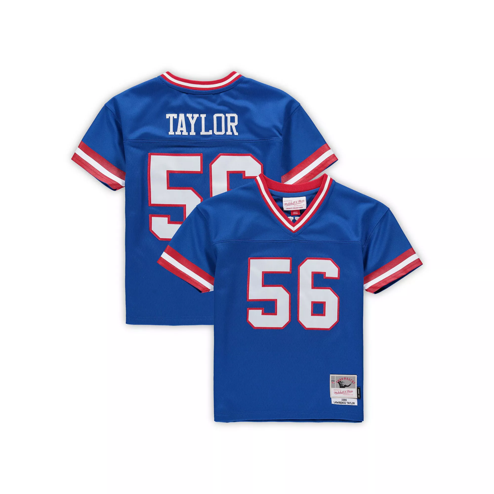 Preschool Mitchell & Ness Lawrence Taylor Royal New York Giants Retired Legacy Jersey