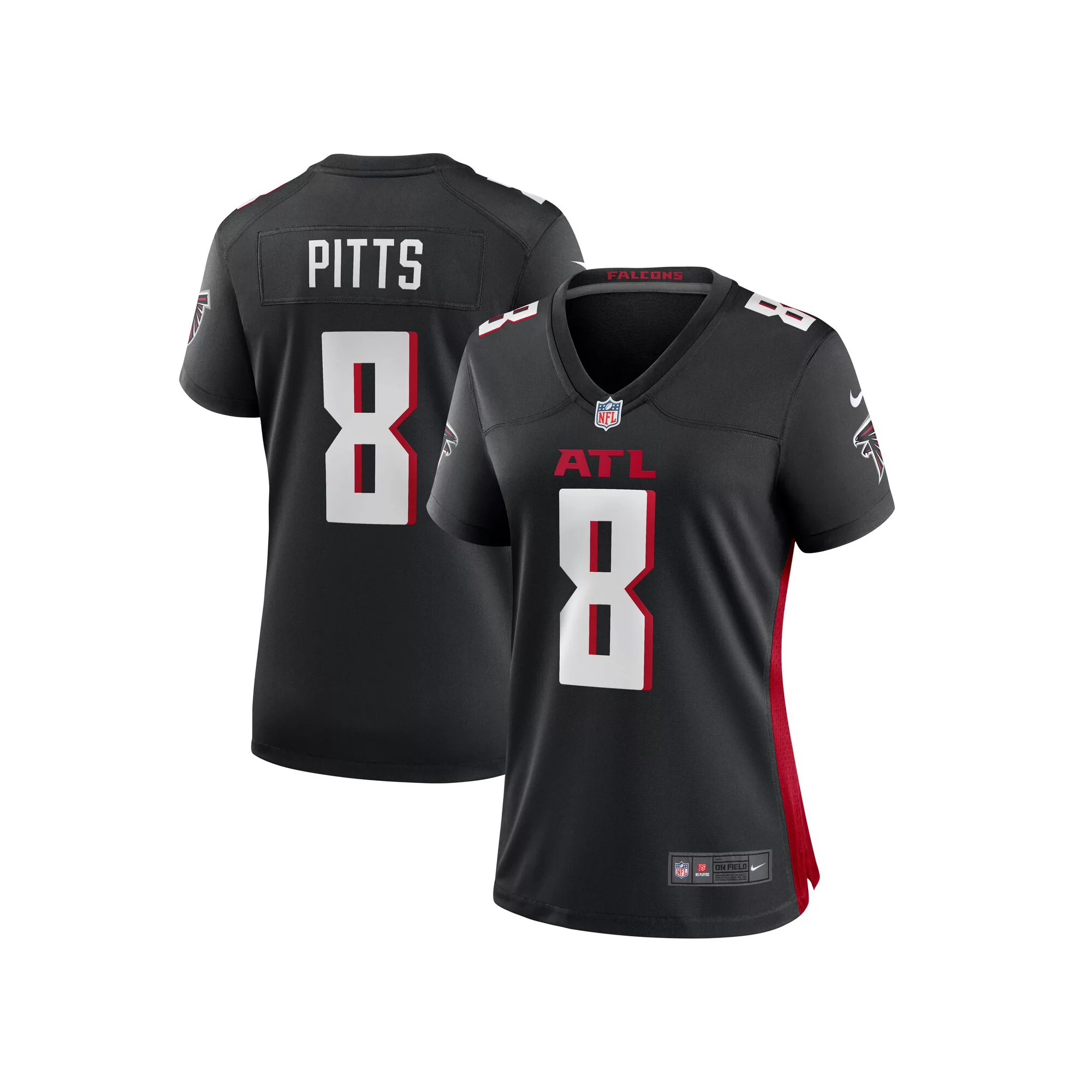 Women's Nike Kyle Pitts Black Atlanta Falcons 2021 NFL Draft First Round Pick Player Game Jersey