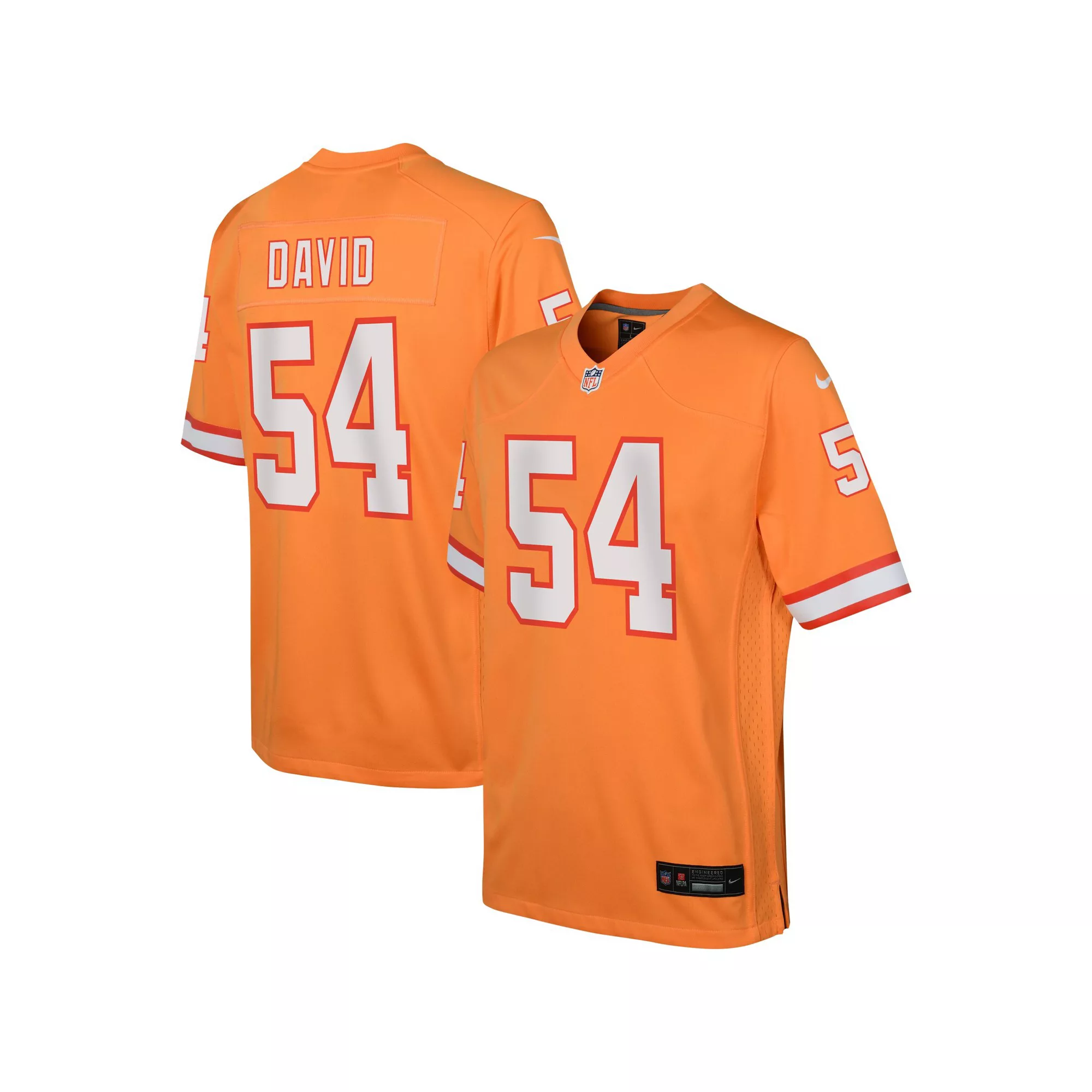 Youth Nike Lavonte David Orange Tampa Bay Buccaneers Game Jersey