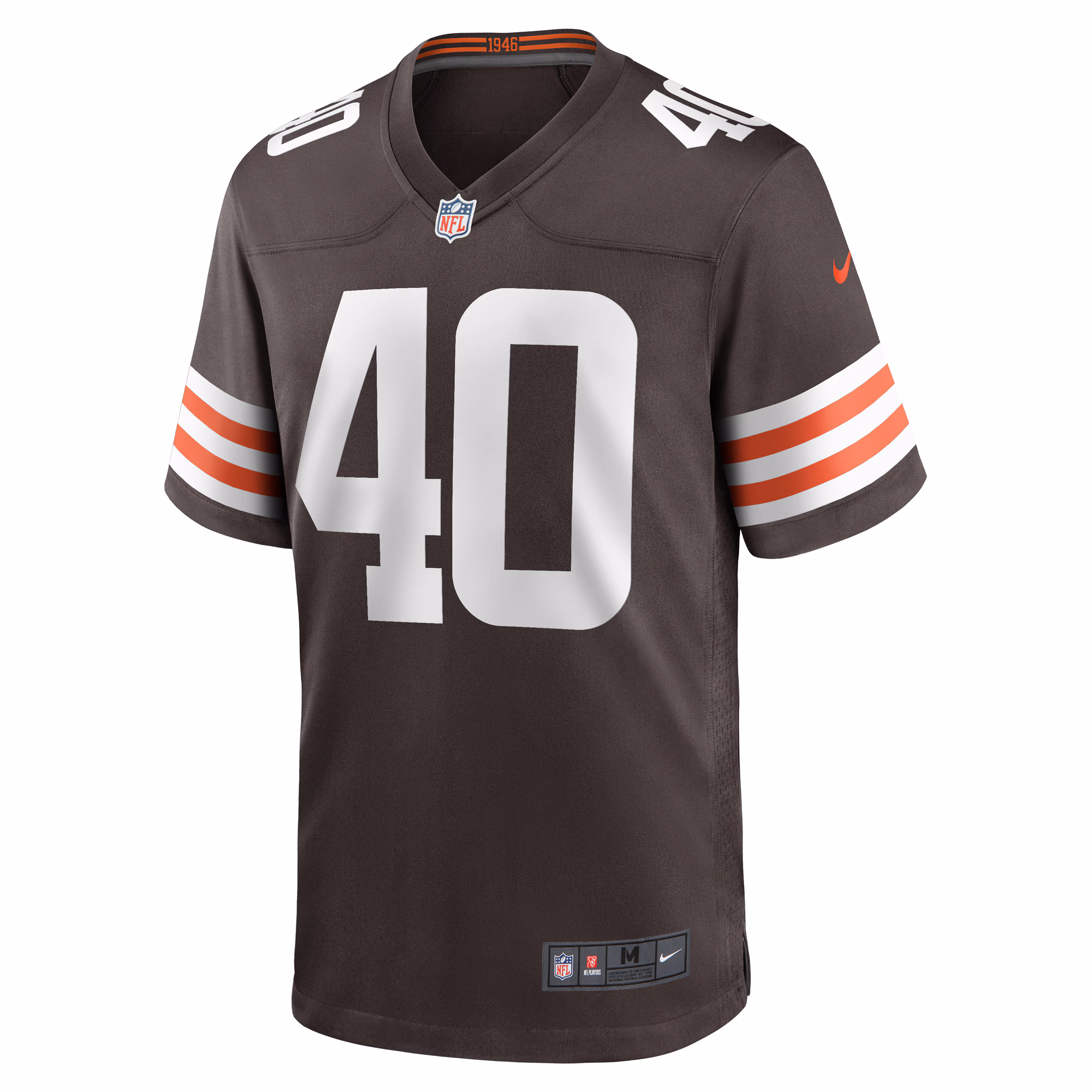 Matthew Adams Cleveland Browns Nike Game Player Jersey - Brown