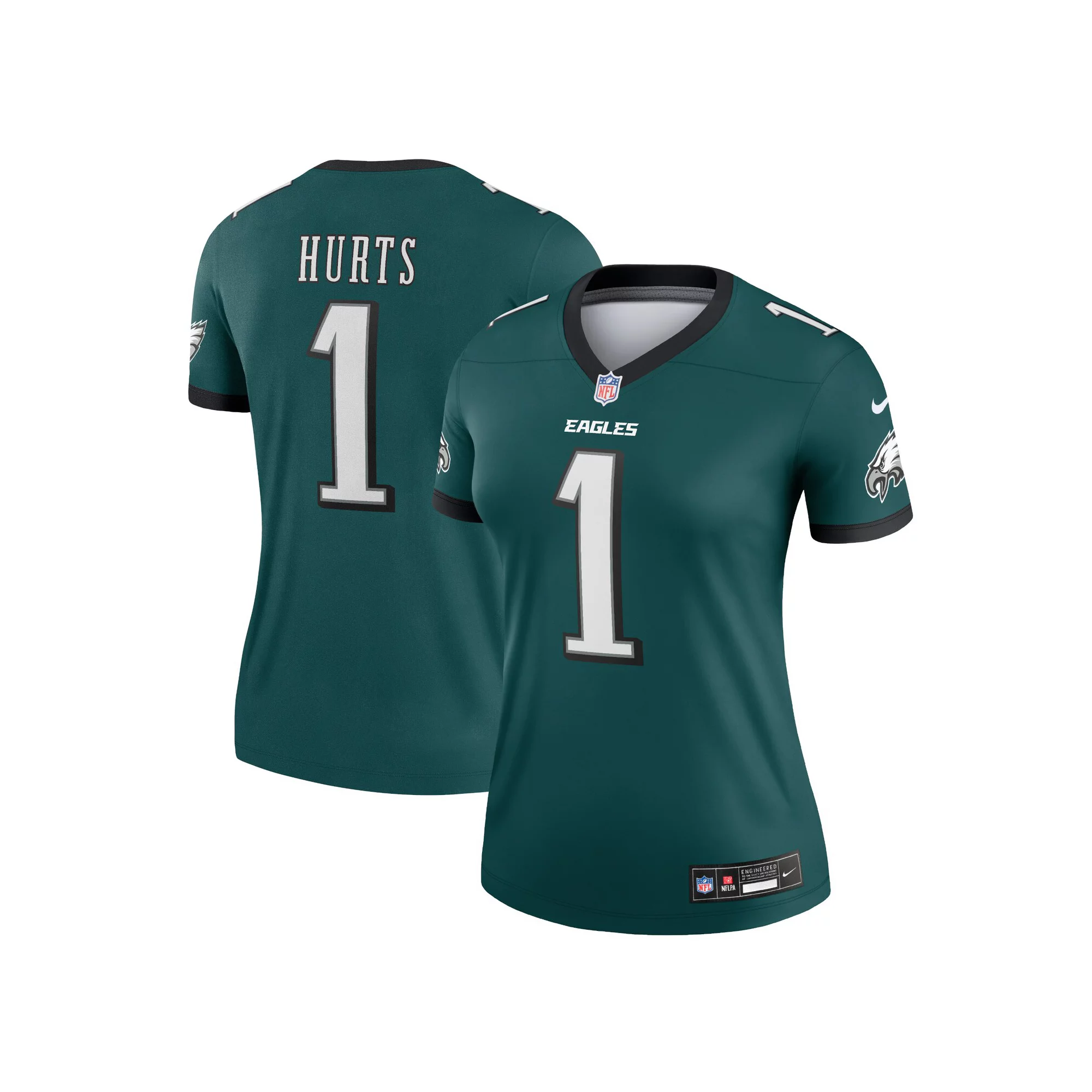 Women's Nike Jalen Hurts Midnight Green Philadelphia Eagles Legend Jersey