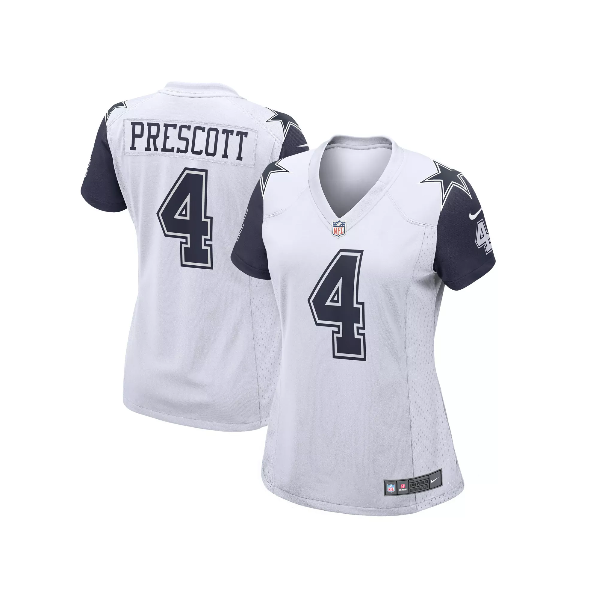 Women's Nike Dak Prescott White Dallas Cowboys Alternate Game Jersey