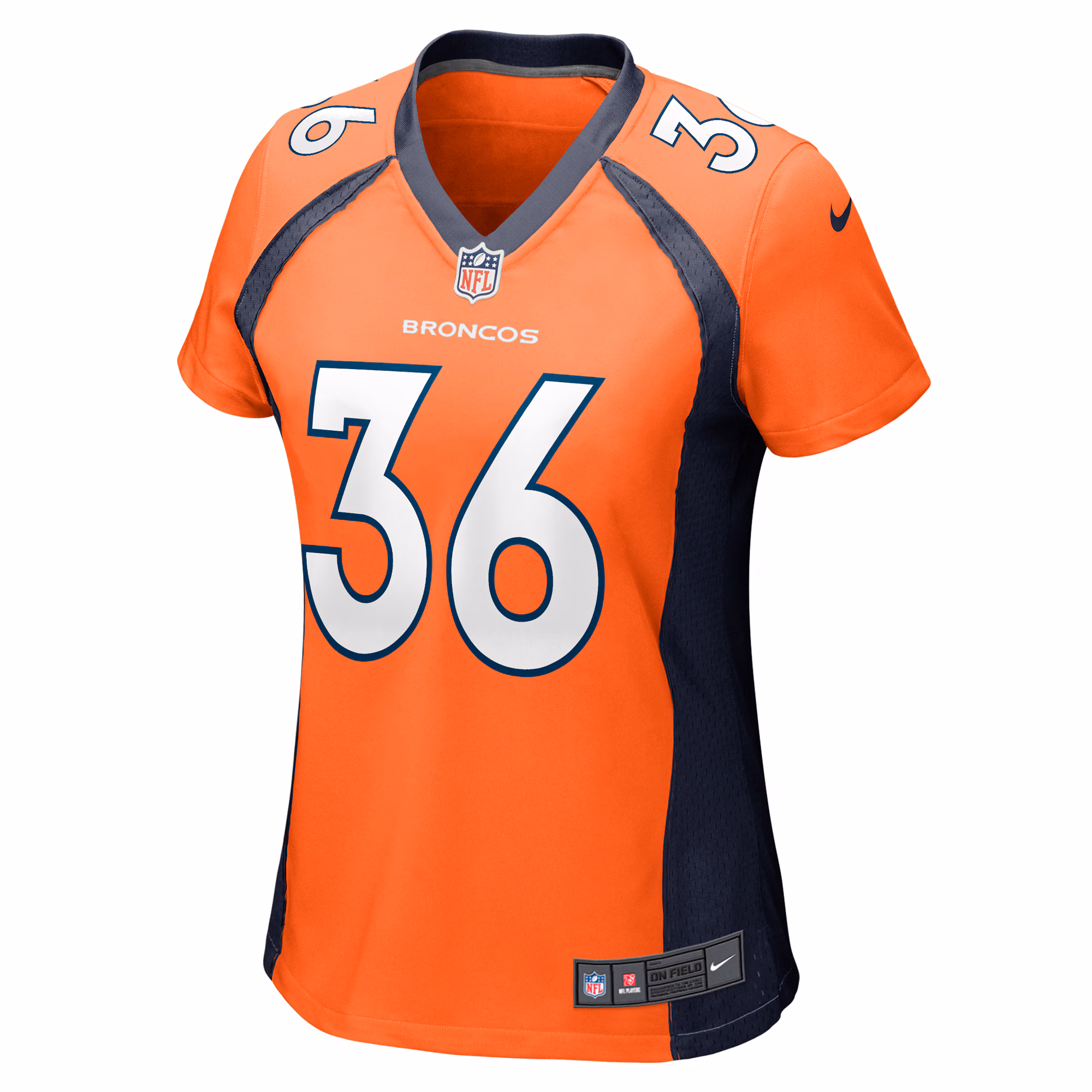 Tyler Badie Denver Broncos Nike Women's Team Game Jersey -  Orange