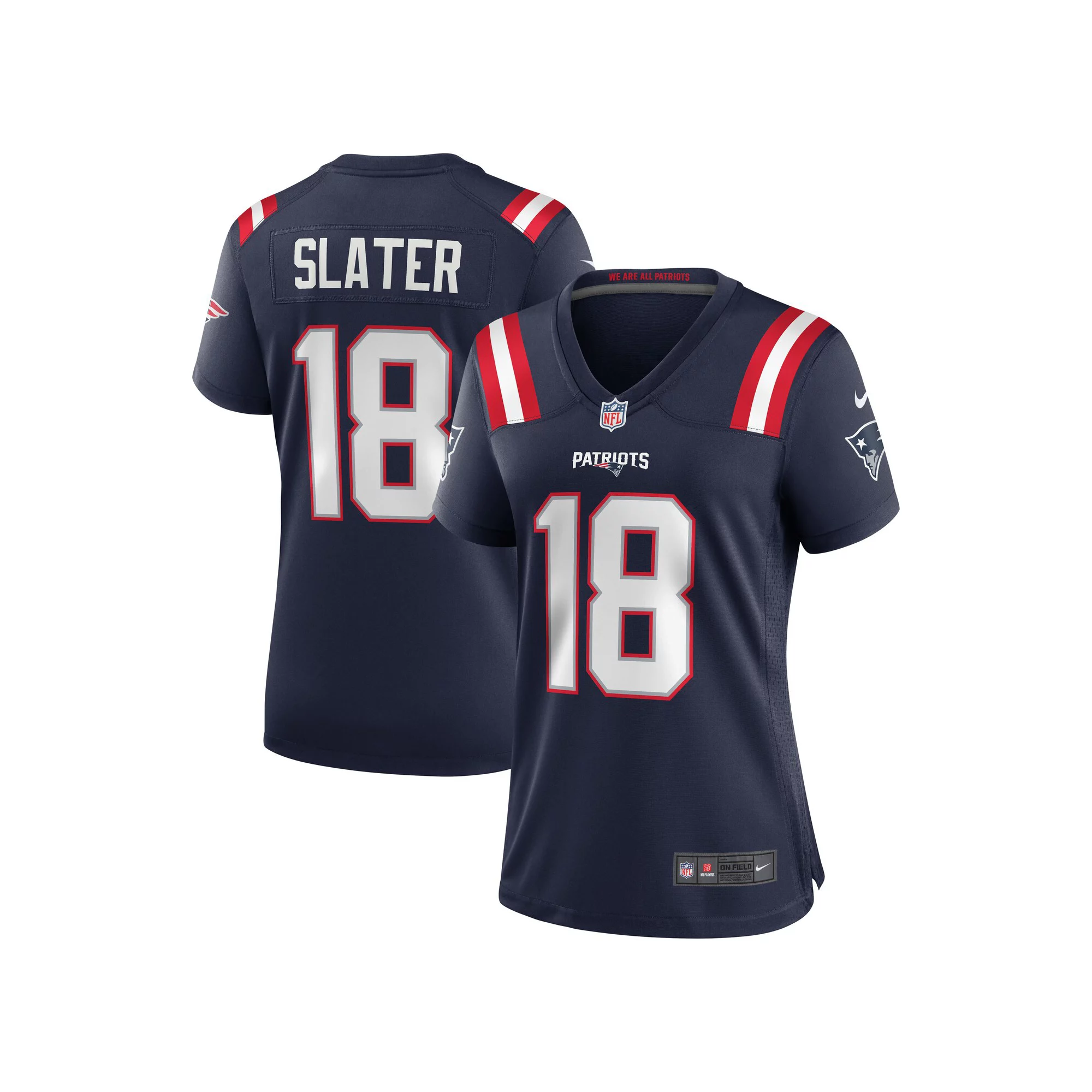 Women's Nike Matthew Slater Navy New England Patriots Game Jersey