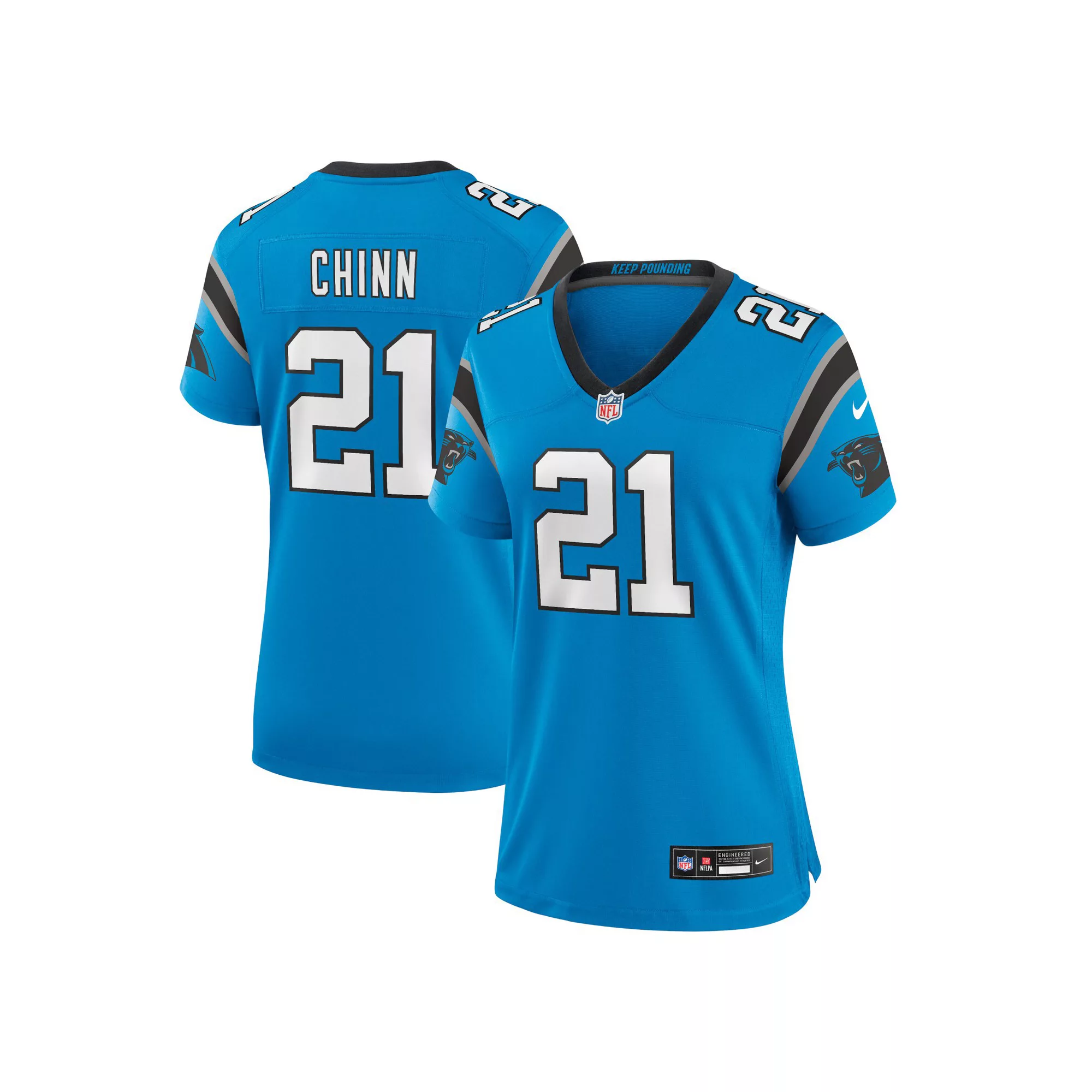 Women's Nike Jeremy Chinn Blue Carolina Panthers Player Jersey