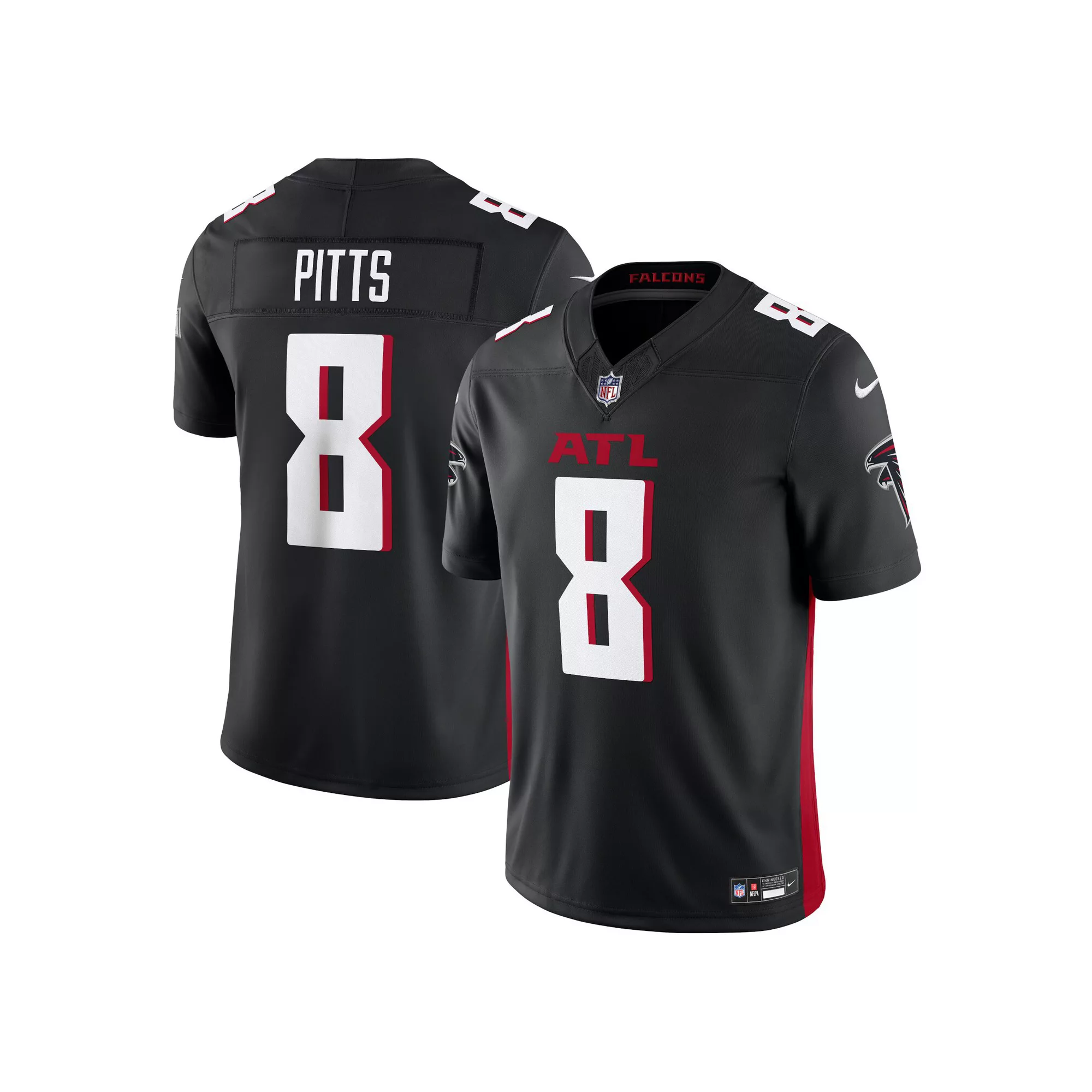 Men's Nike Kyle Pitts Black Atlanta Falcons Vapor F.U.S.E. Limited  Jersey