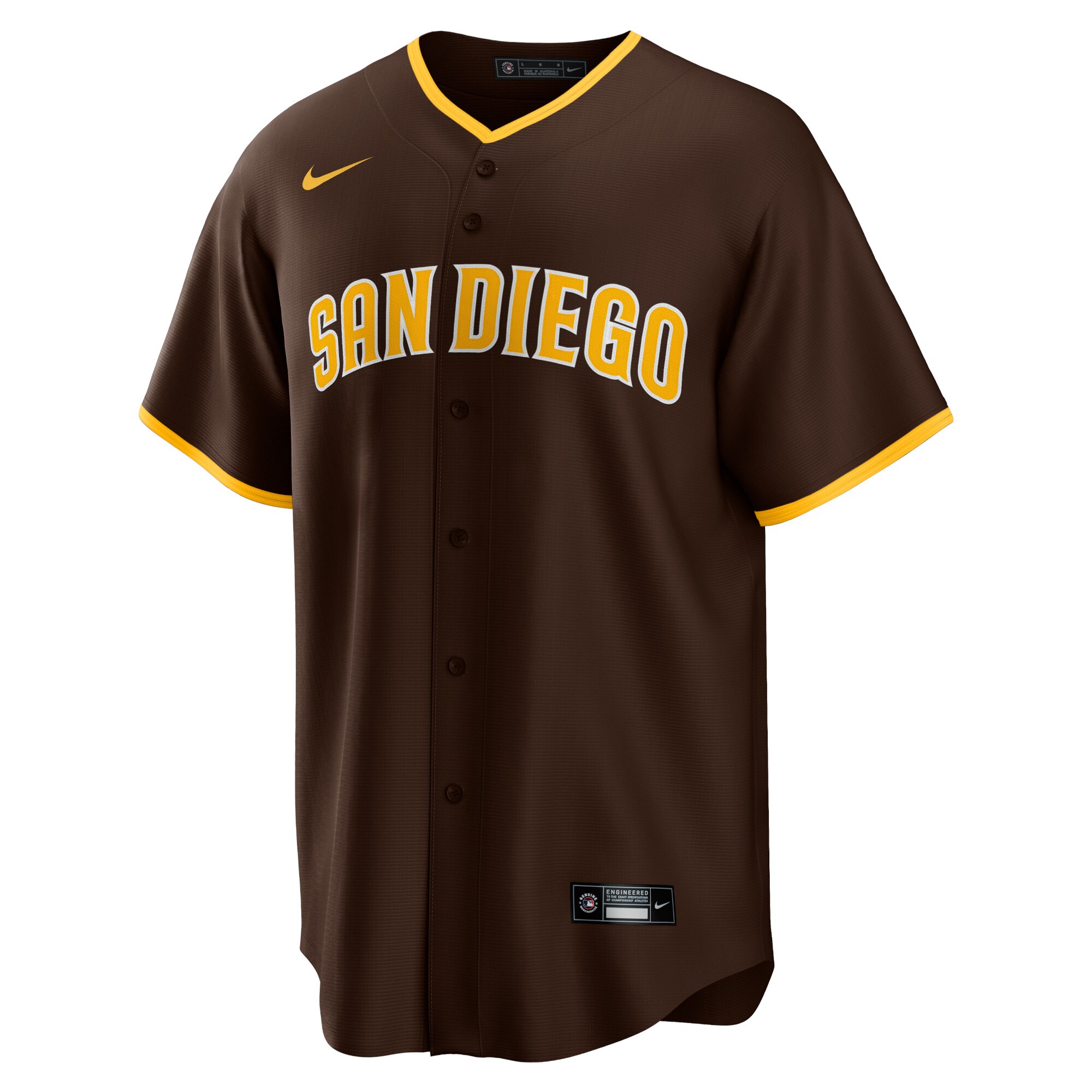 Yu Darvish San Diego Padres Nike Alternate Replica Player Jersey - Brown