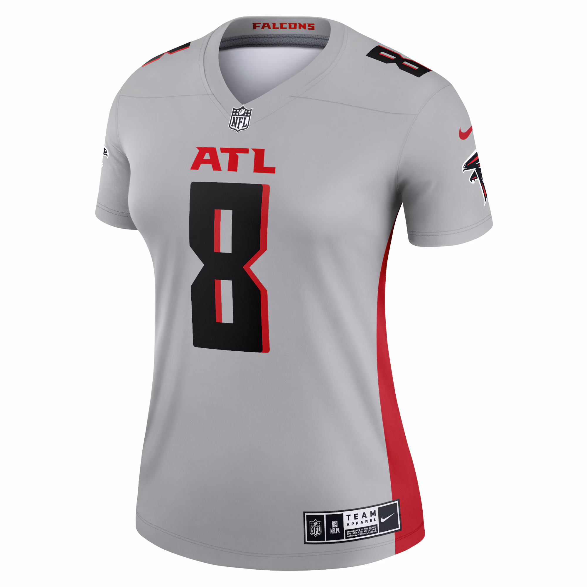 Kyle Pitts Atlanta Falcons Nike Women's Inverted Legend Jersey - Gray