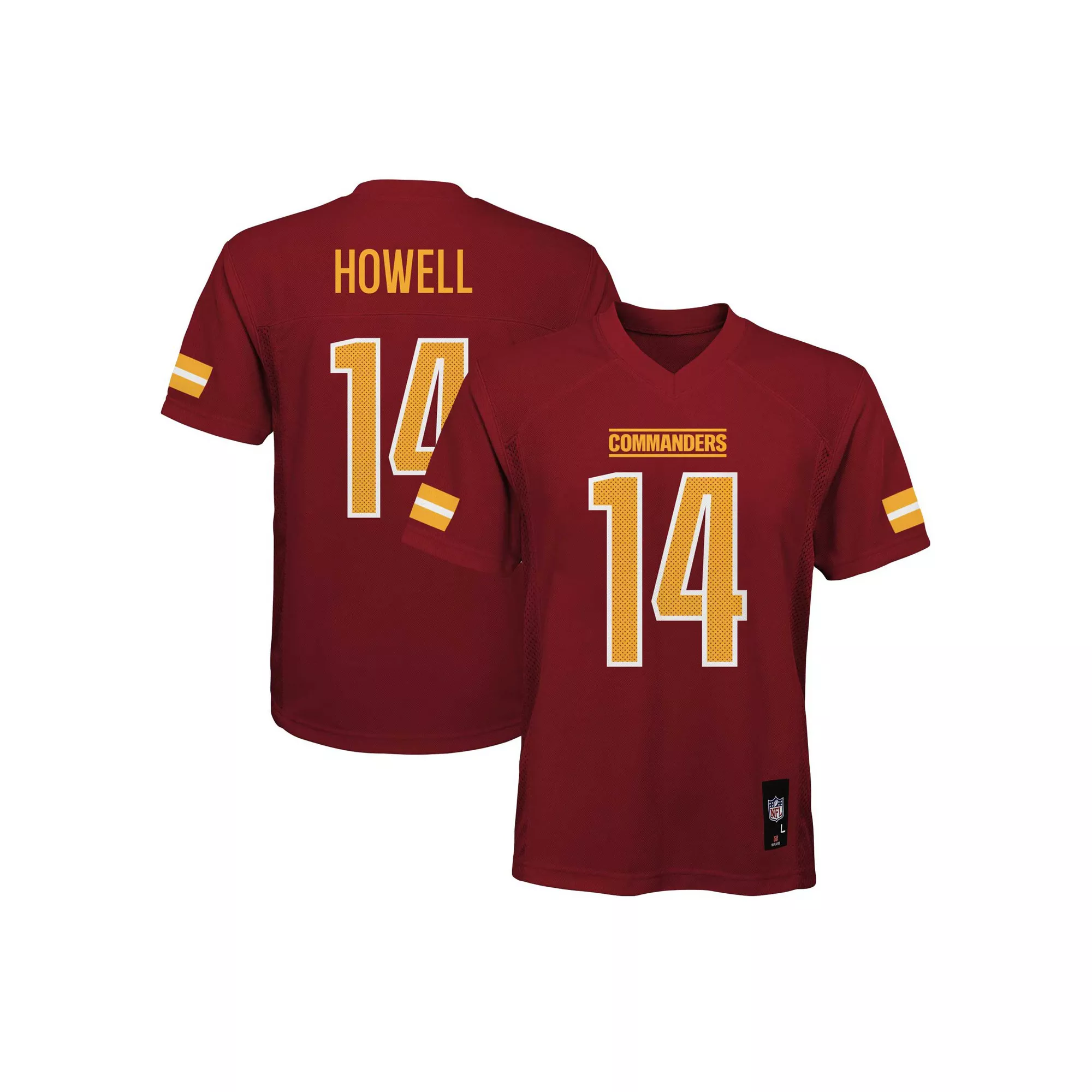 Youth Sam Howell Burgundy Washington Commanders Replica Player Jersey