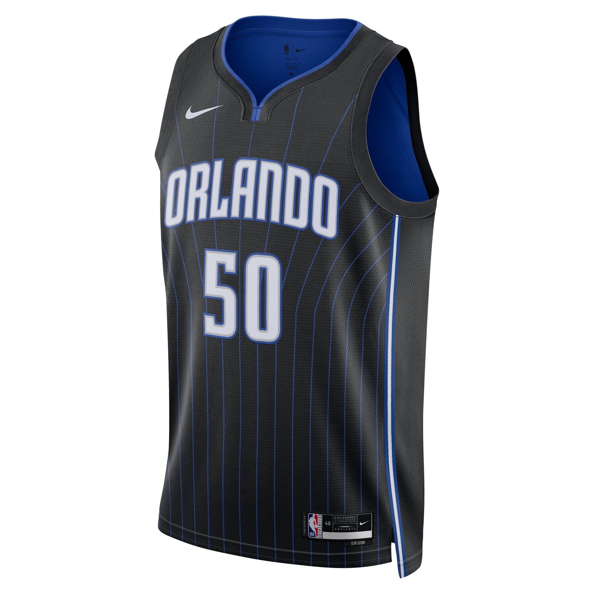 Cole Anthony Orlando Magic Nike Unisex Swingman Jersey - Icon Edition - Black