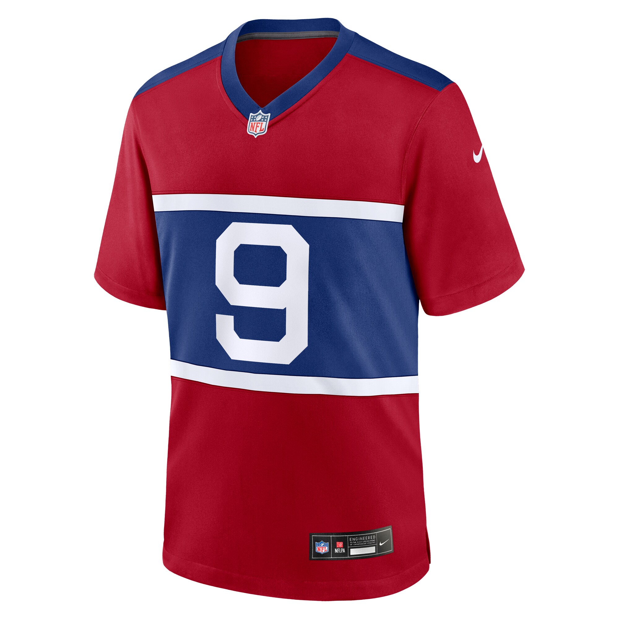 Malik Nabers New York Giants Nike Alternate Player Game Jersey - Century Red