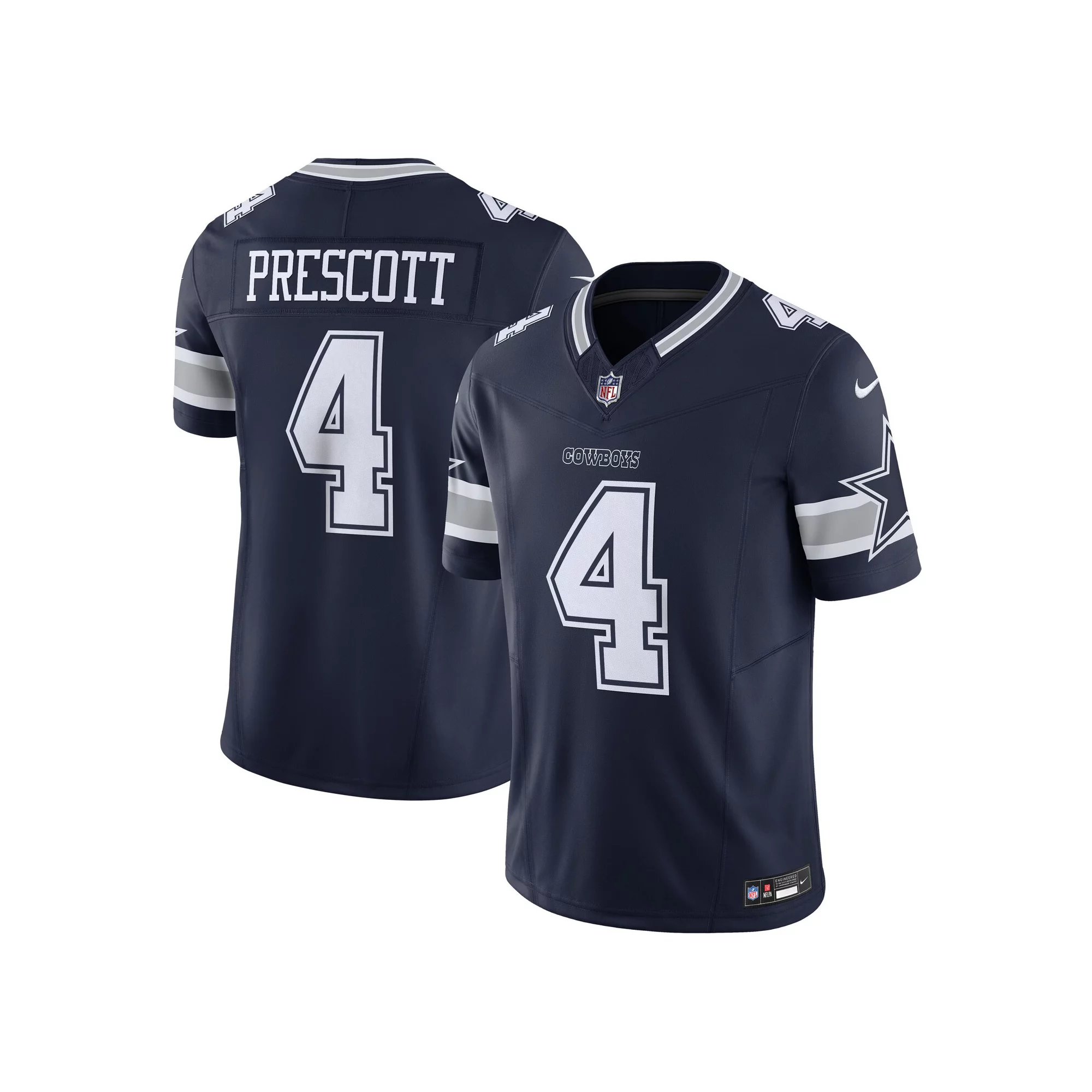 Men's Nike Dak Prescott Navy Dallas Cowboys Vapor F.U.S.E. Limited Jersey