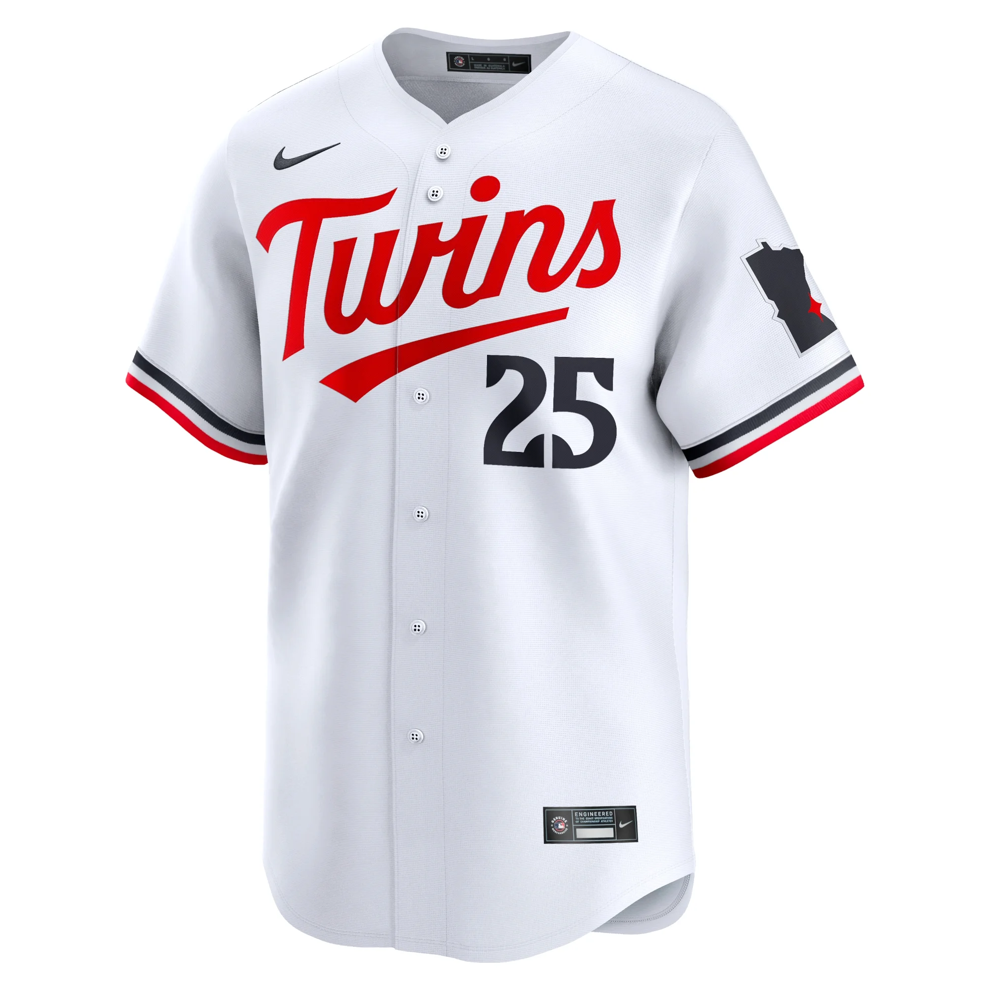 Men's Nike Byron Buxton White Minnesota Twins Home Limited Player Jersey