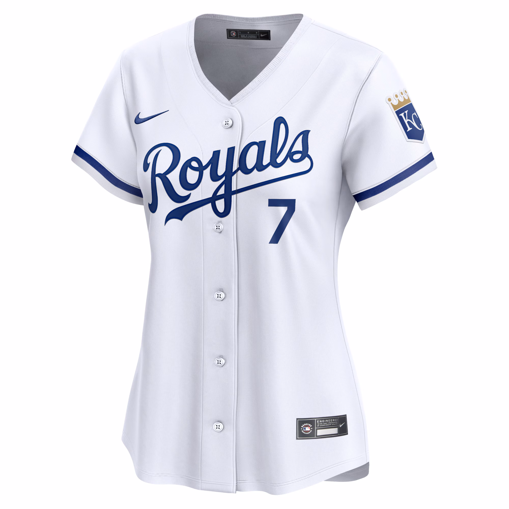 Bobby Witt Jr. Kansas City Royals Nike Women's Home Limited Player Jersey - White
