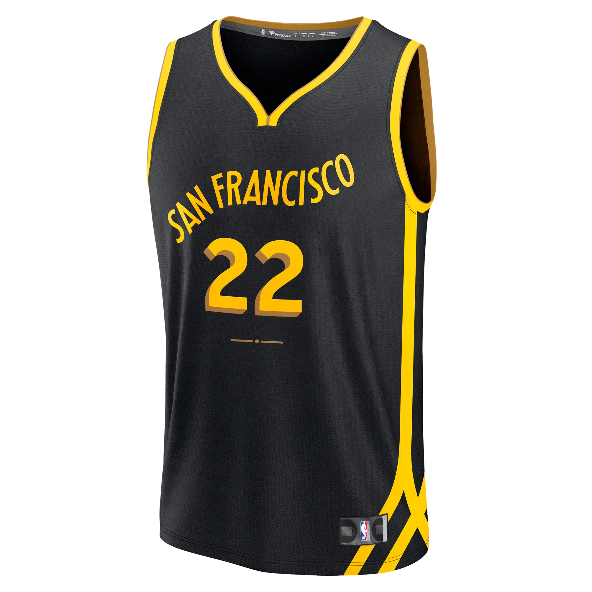 Men's Fanatics Branded Andrew Wiggins Black Golden State Warriors Fast Break Jersey - City Edition