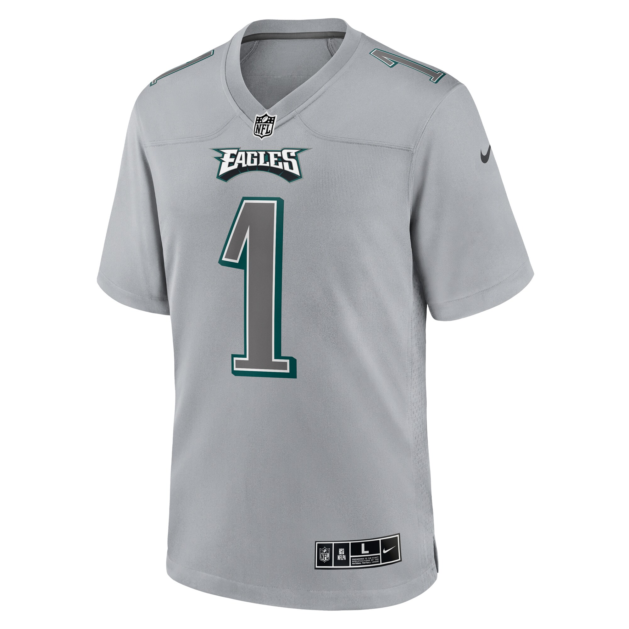 Jalen Hurts Philadelphia Eagles Nike Atmosphere Fashion Game Jersey - Gray