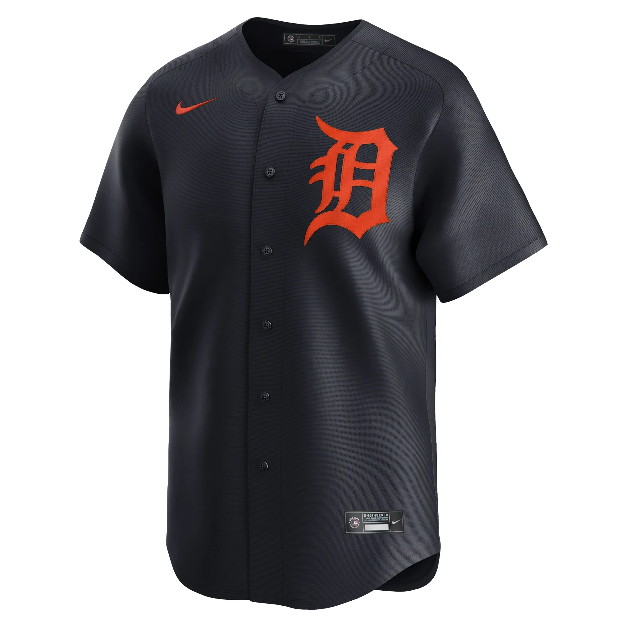 Men's Nike Navy Detroit Tigers Alternate Limited Jersey
