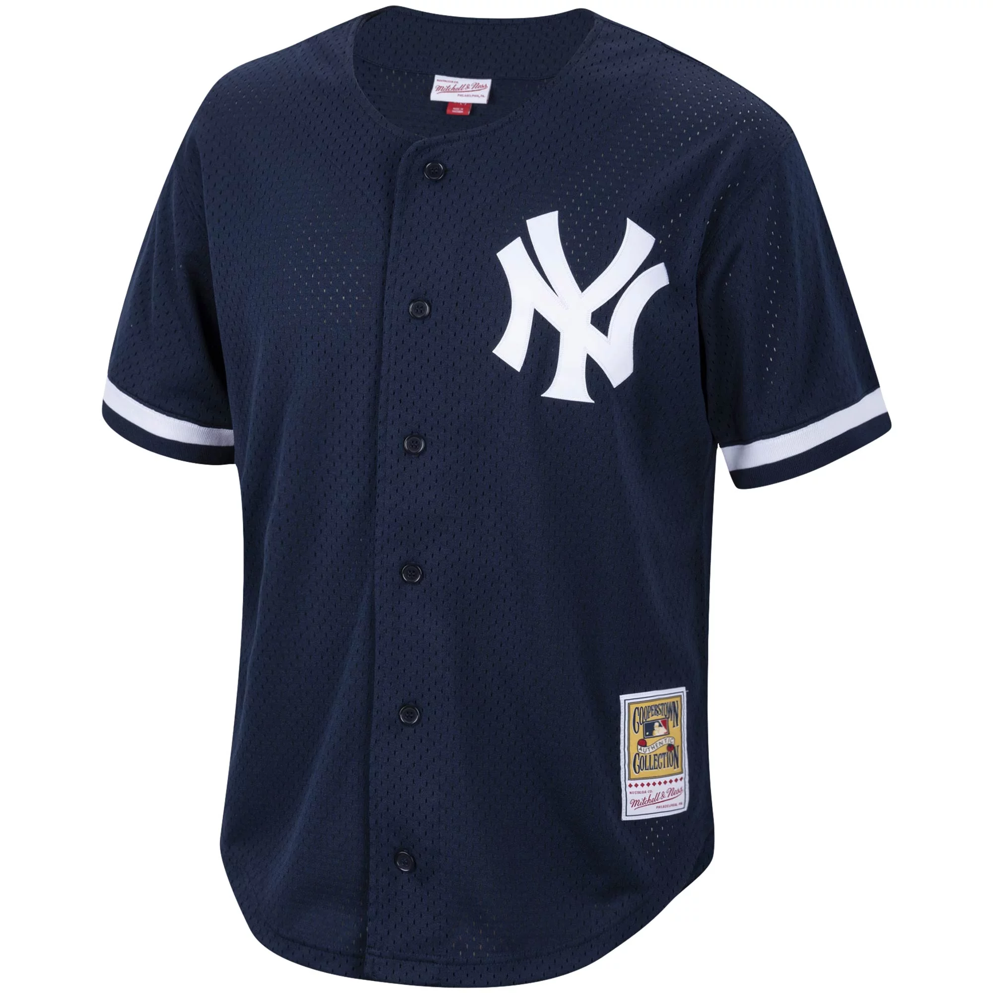 Men's Mitchell & Ness Reggie Jackson Navy New York Yankees Cooperstown Collection Mesh Batting Practice Jersey