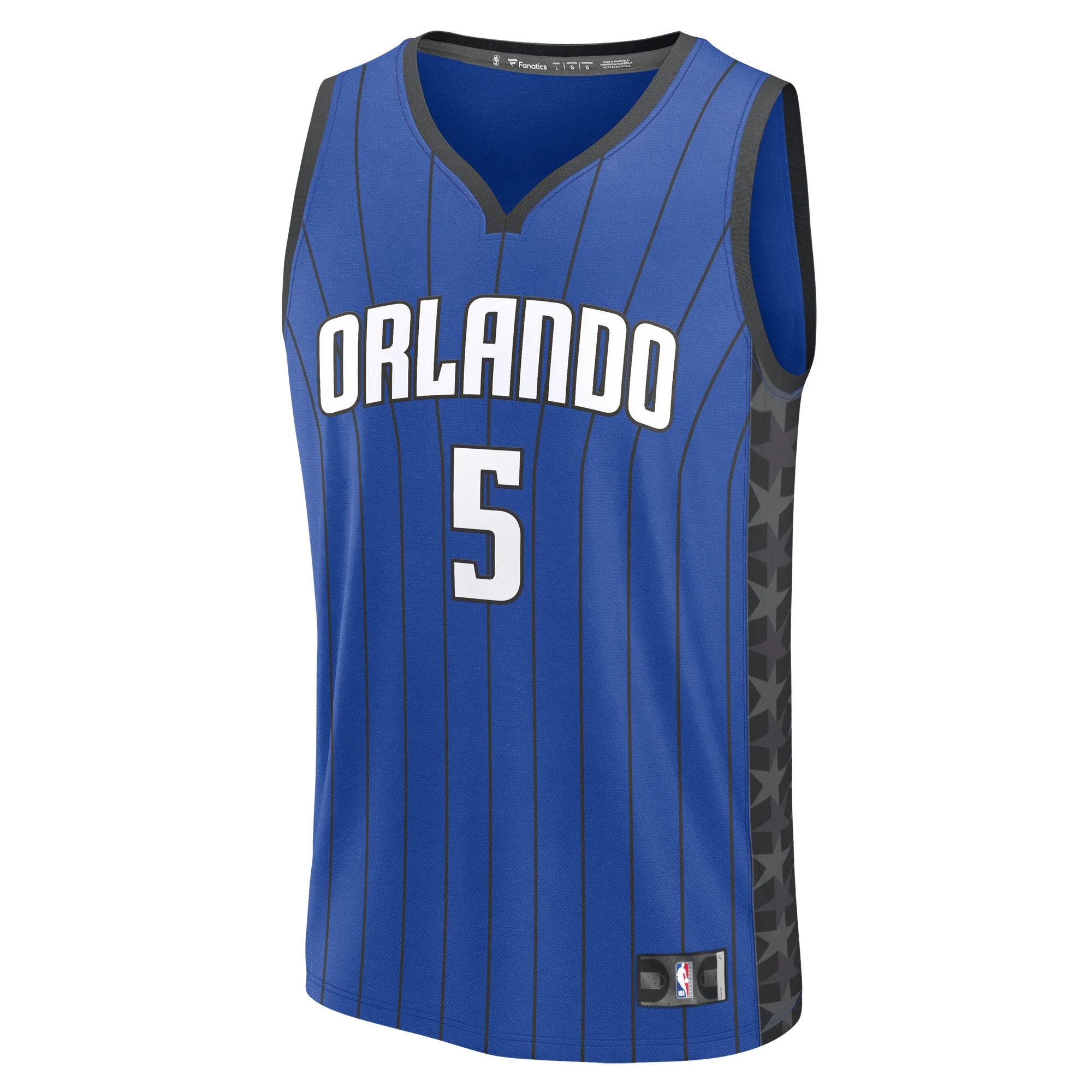 Youth Fanatics Paolo Banchero Blue Orlando Magic Fast Break Replica Player Jersey - Statement Edition