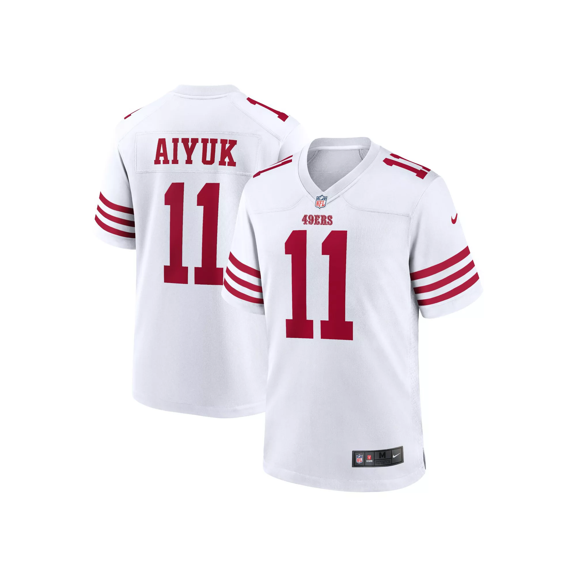 Men's Nike Brandon Aiyuk White San Francisco 49ers Player Game Jersey