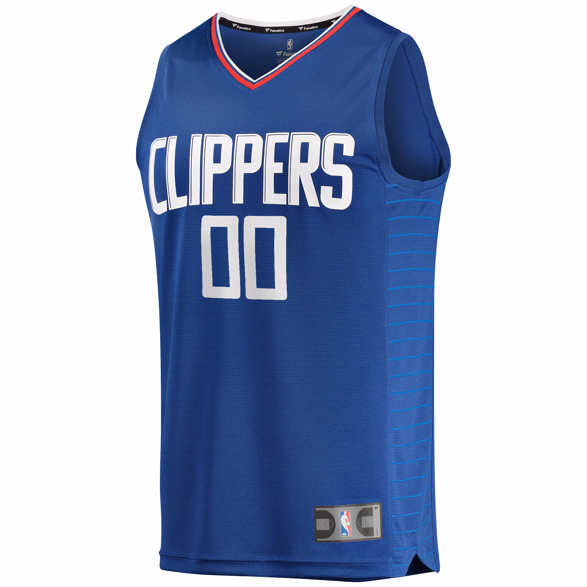LA Clippers Fanatics Fast Break Custom Replica Jersey Royal - Icon Edition