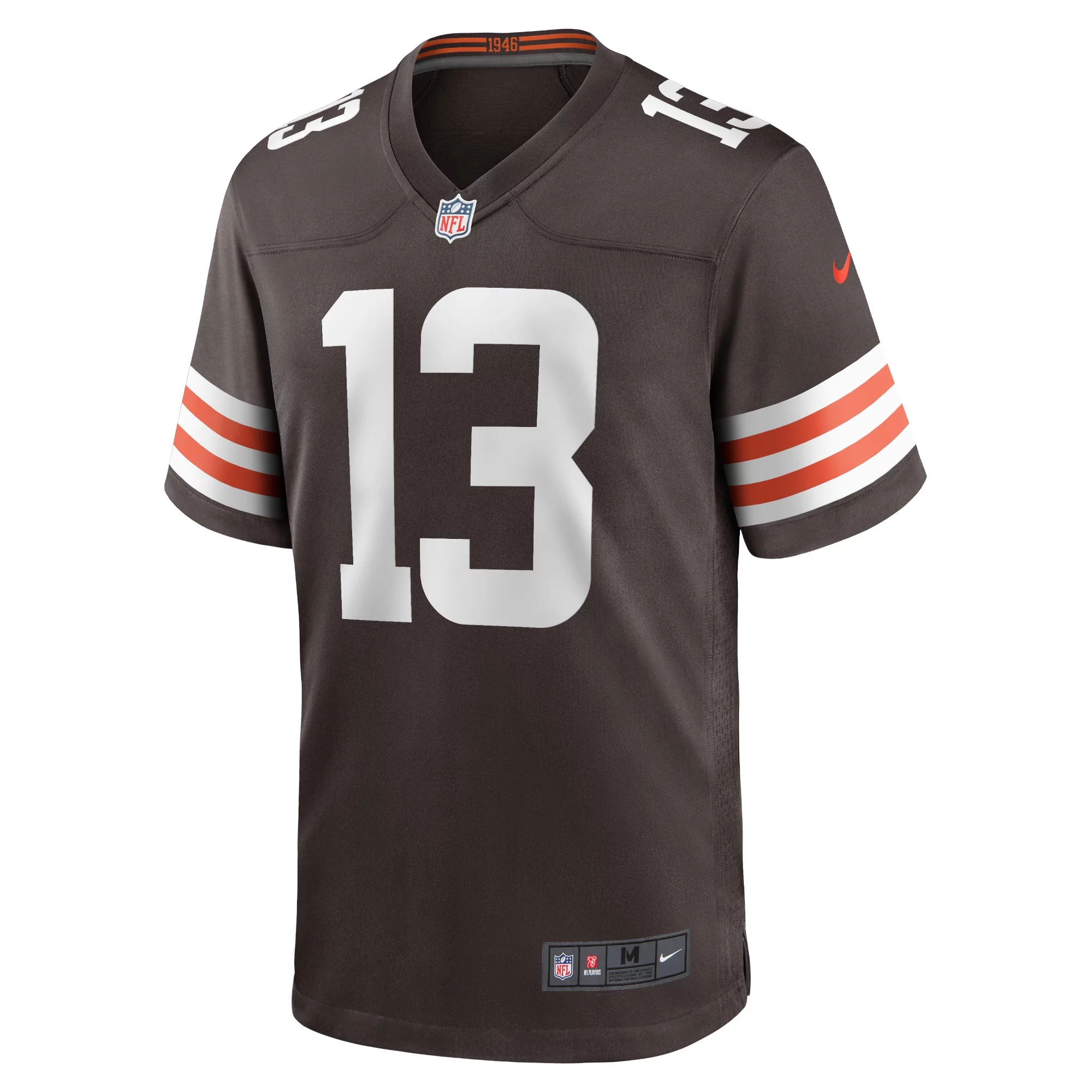 Men's Nike Corey Bojorquez Brown Cleveland Browns Game Jersey