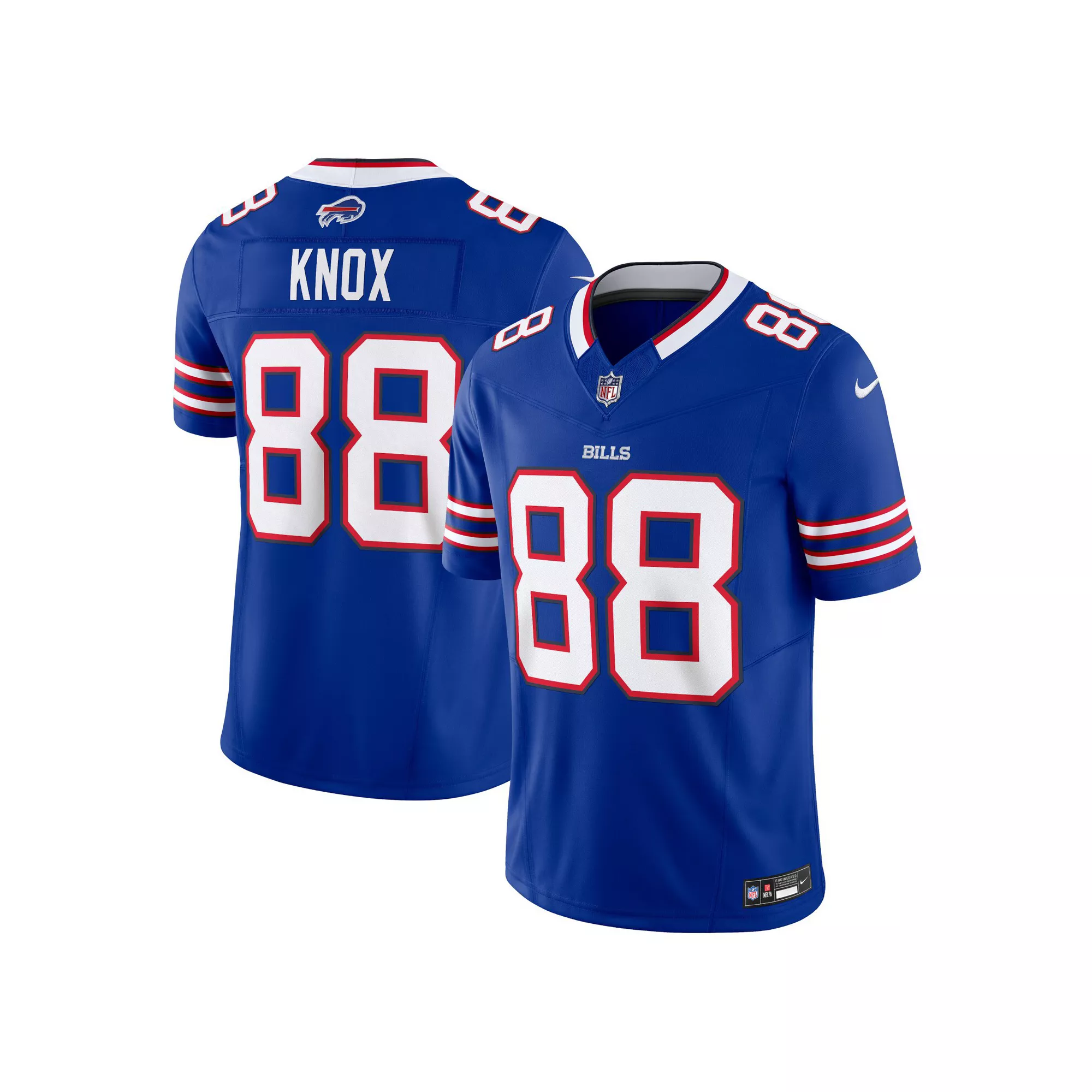 Men's Nike Dawson Knox Royal Buffalo Bills Vapor F.U.S.E. Limited Jersey