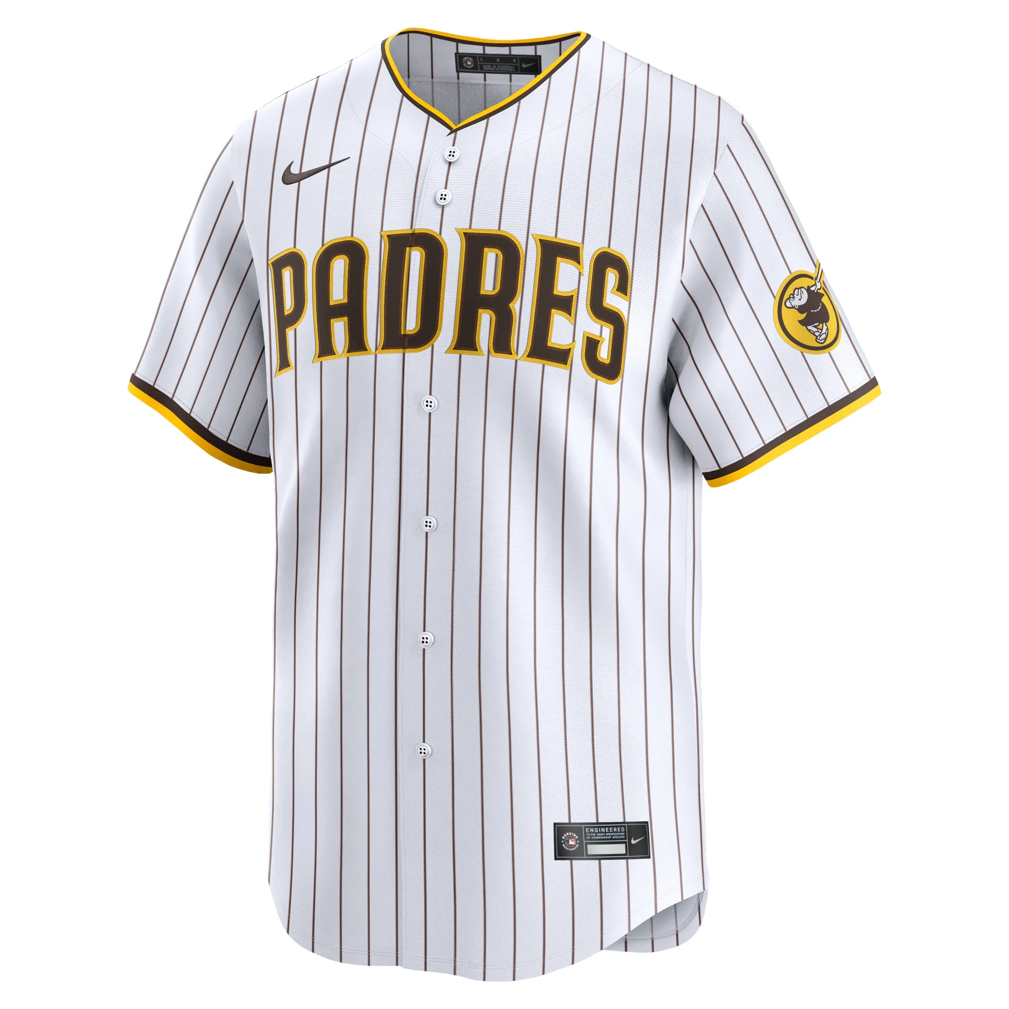Men's Nike White San Diego Padres 2024 Jackie Robinson Day Home Limited Jersey
