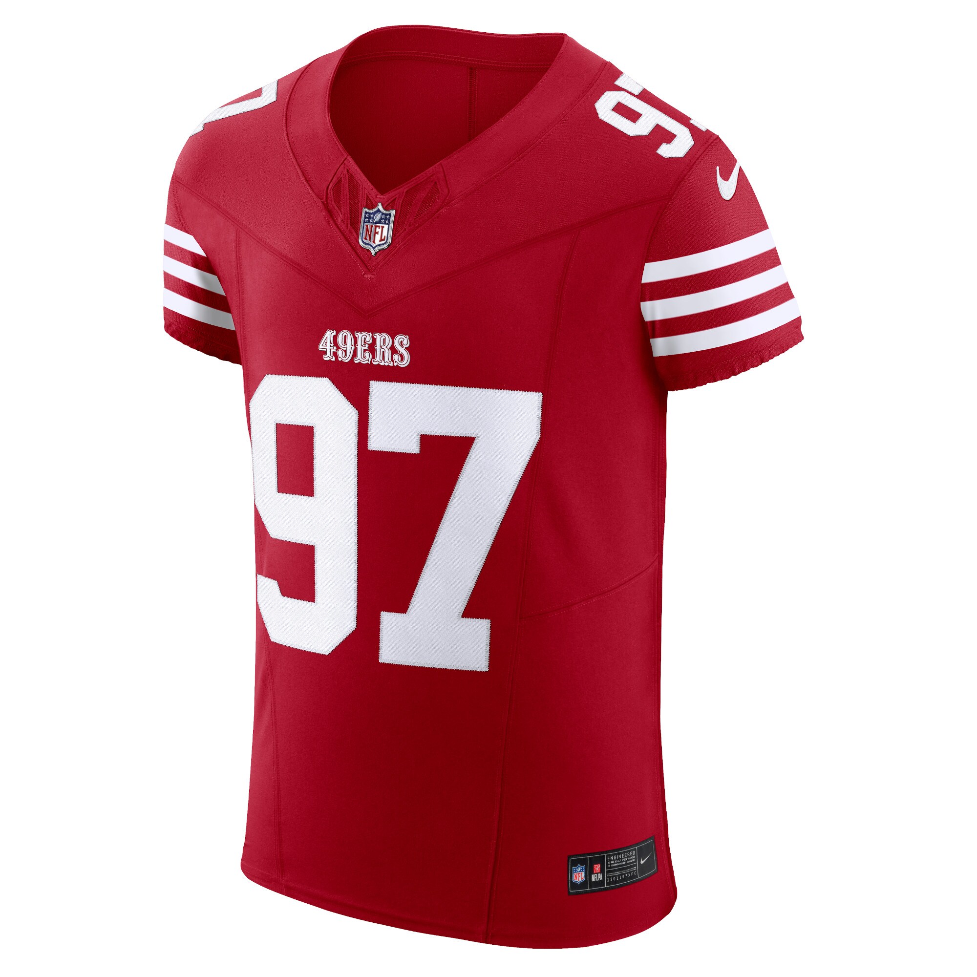Nick Bosa San Francisco 49ers Nike Vapor F.U.S.E. Elite Jersey - Scarlet