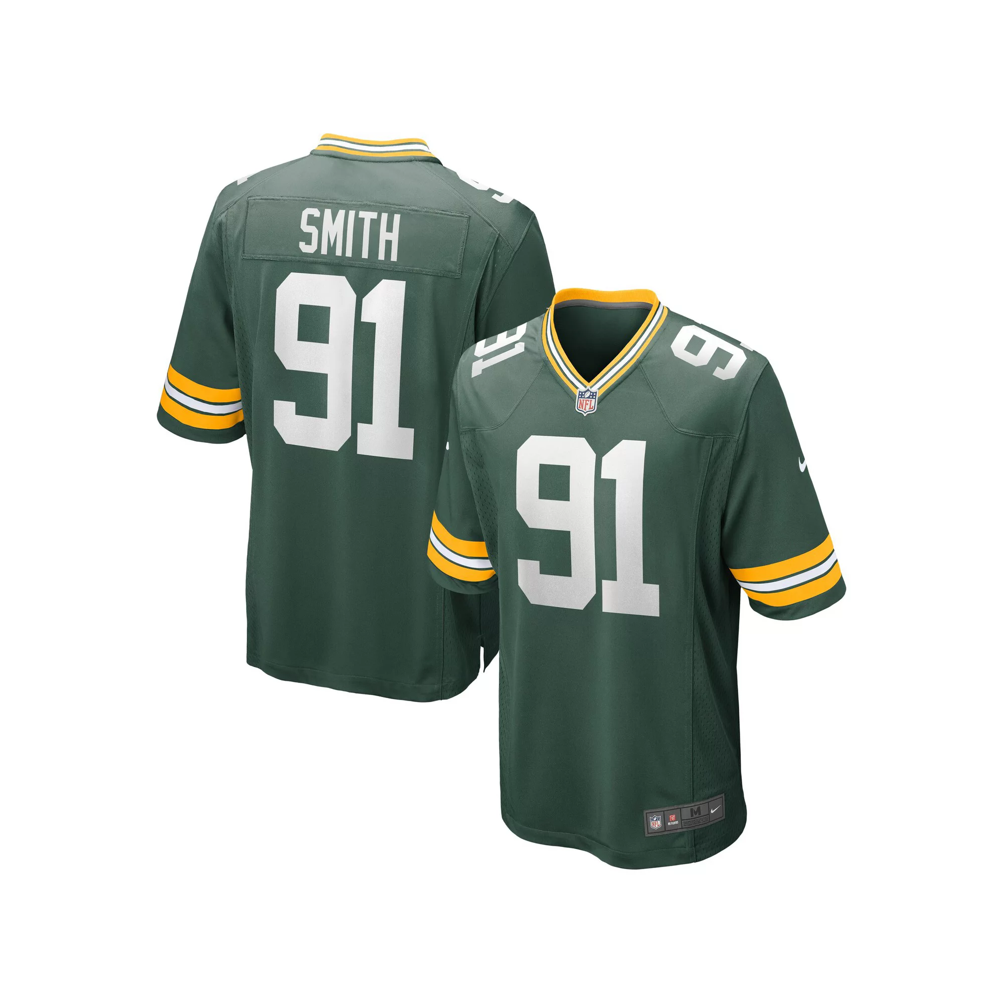 Men's Nike Preston Smith Green Green Bay Packers Game Jersey
